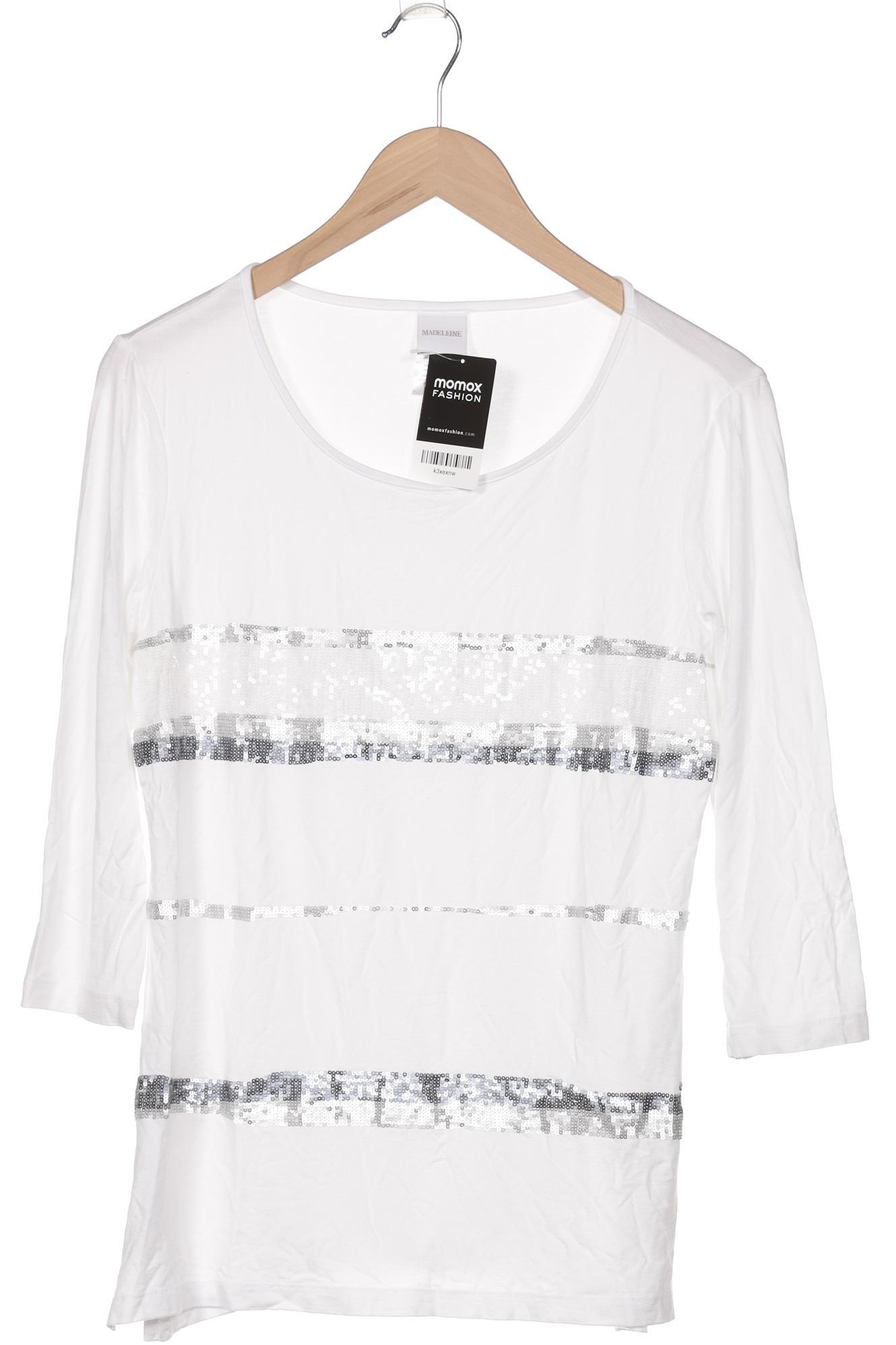 

Madeleine Damen Langarmshirt, weiß, Gr. 38