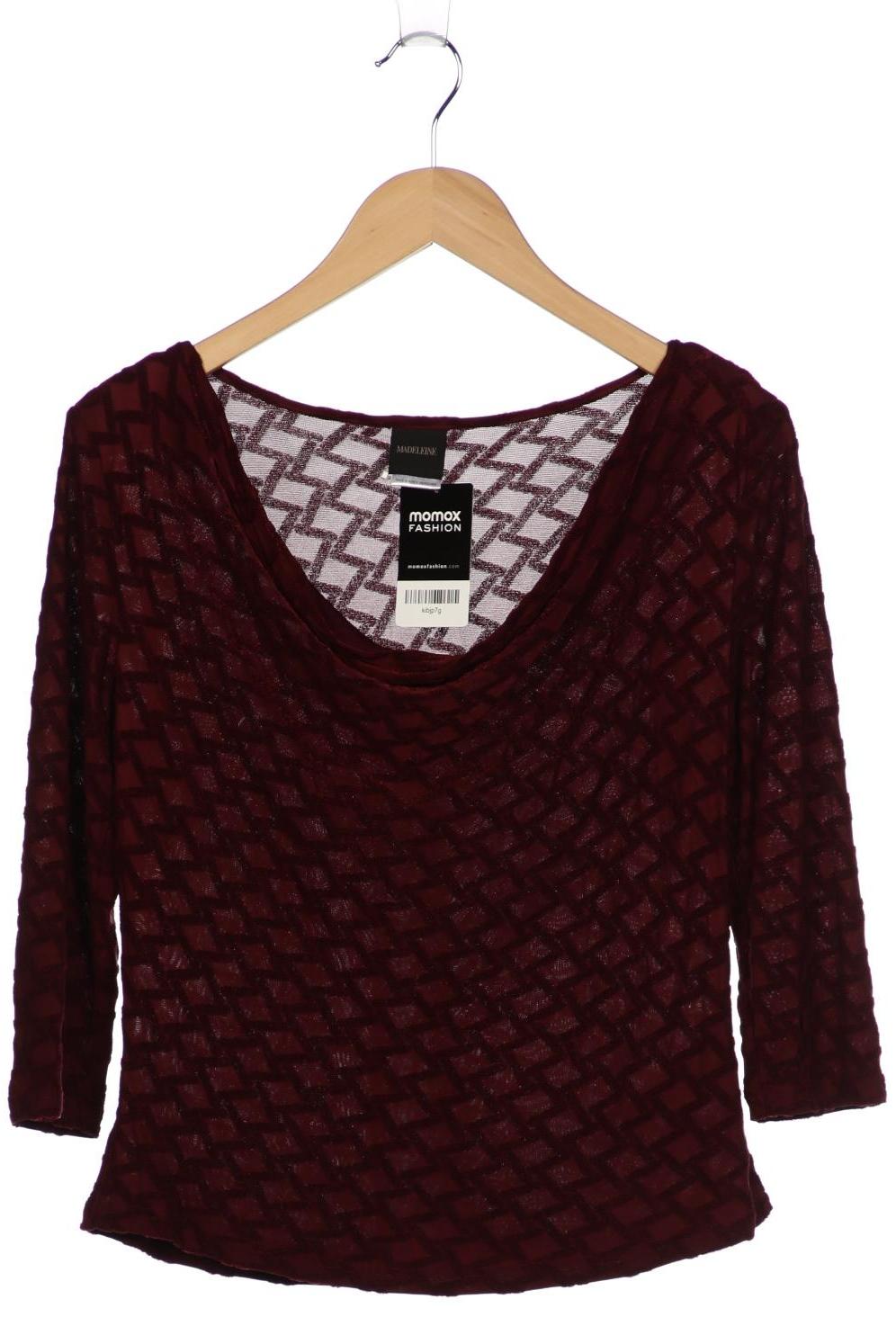 

Madeleine Damen Langarmshirt, bordeaux, Gr. 38