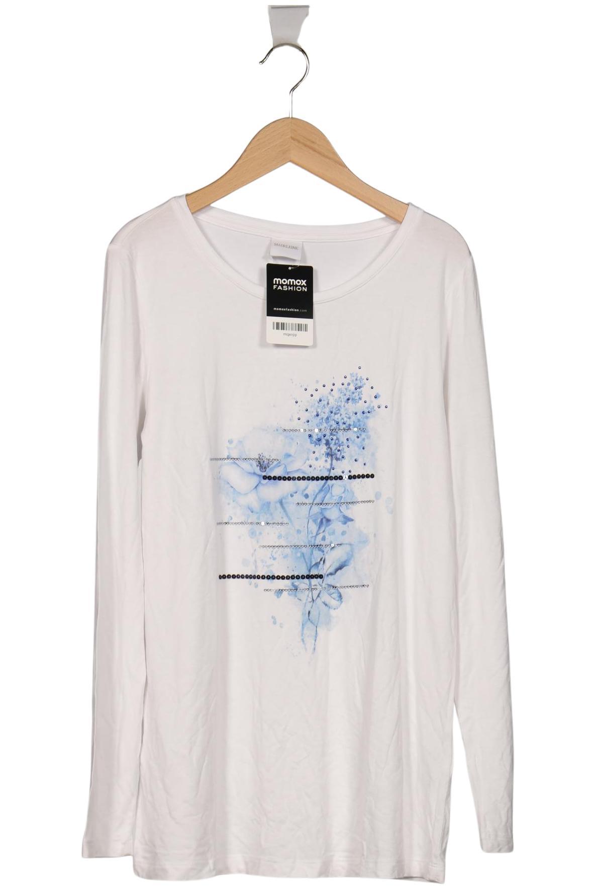 

Madeleine Damen Langarmshirt, weiß, Gr. 40