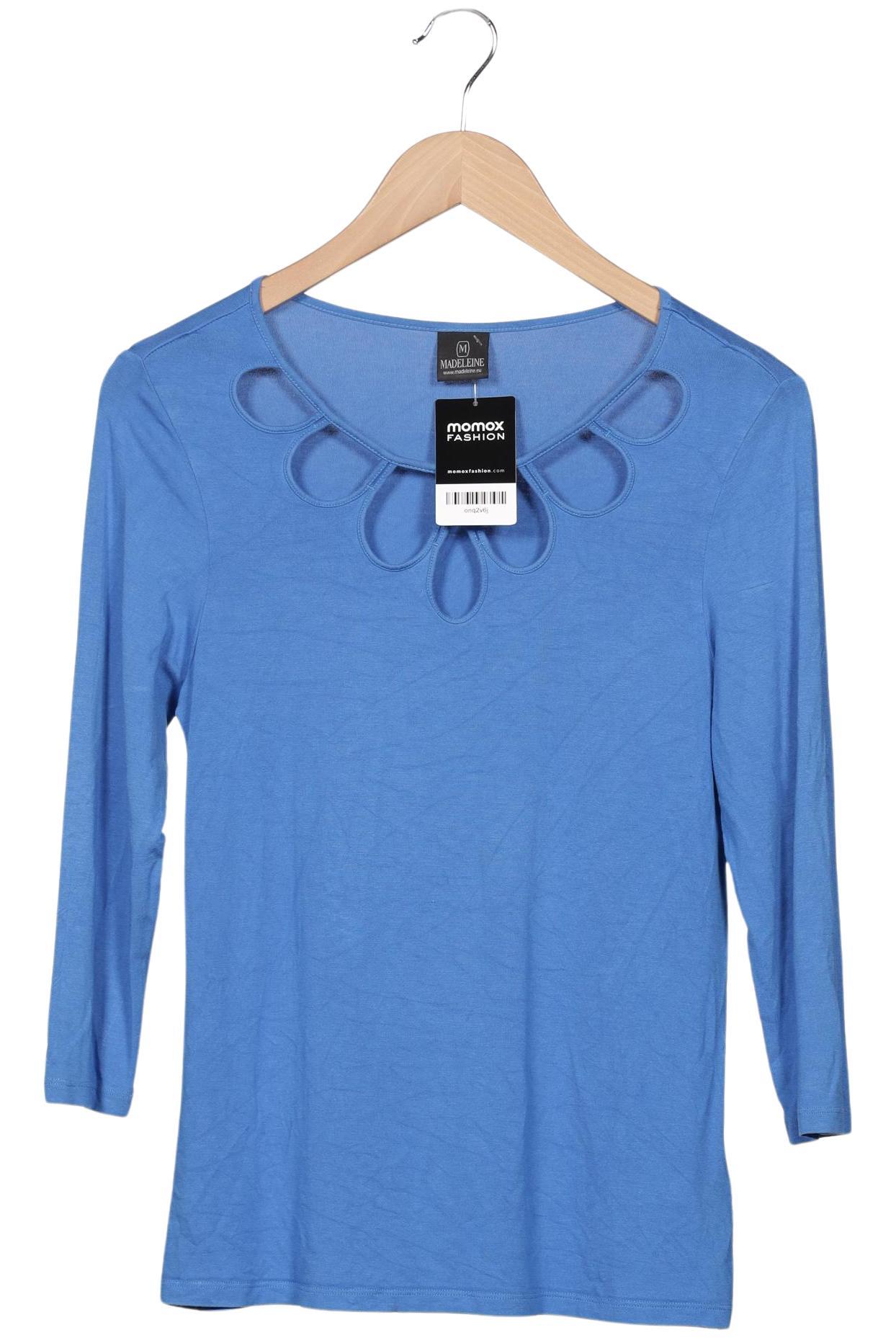 

Madeleine Damen Langarmshirt, blau, Gr. 38
