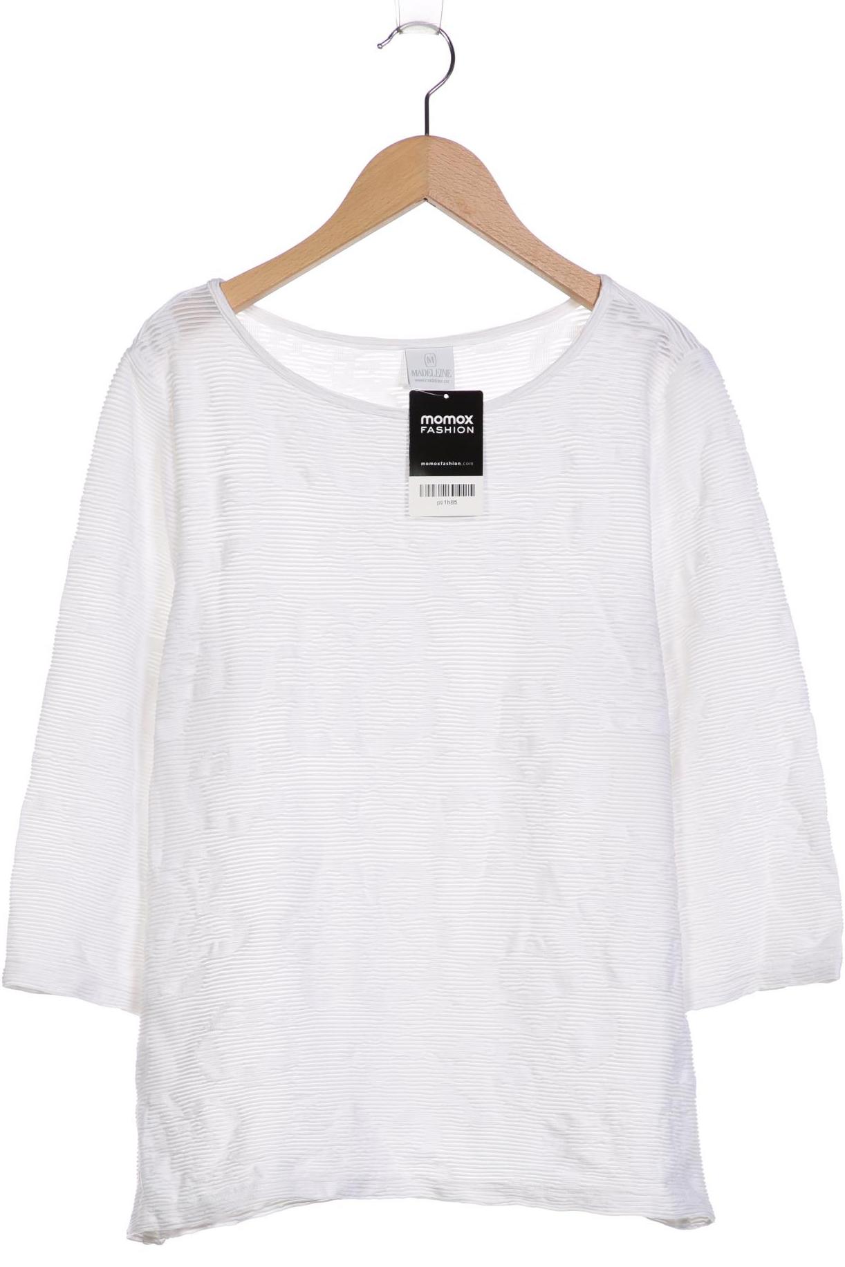 

Madeleine Damen Langarmshirt, weiß, Gr. 46