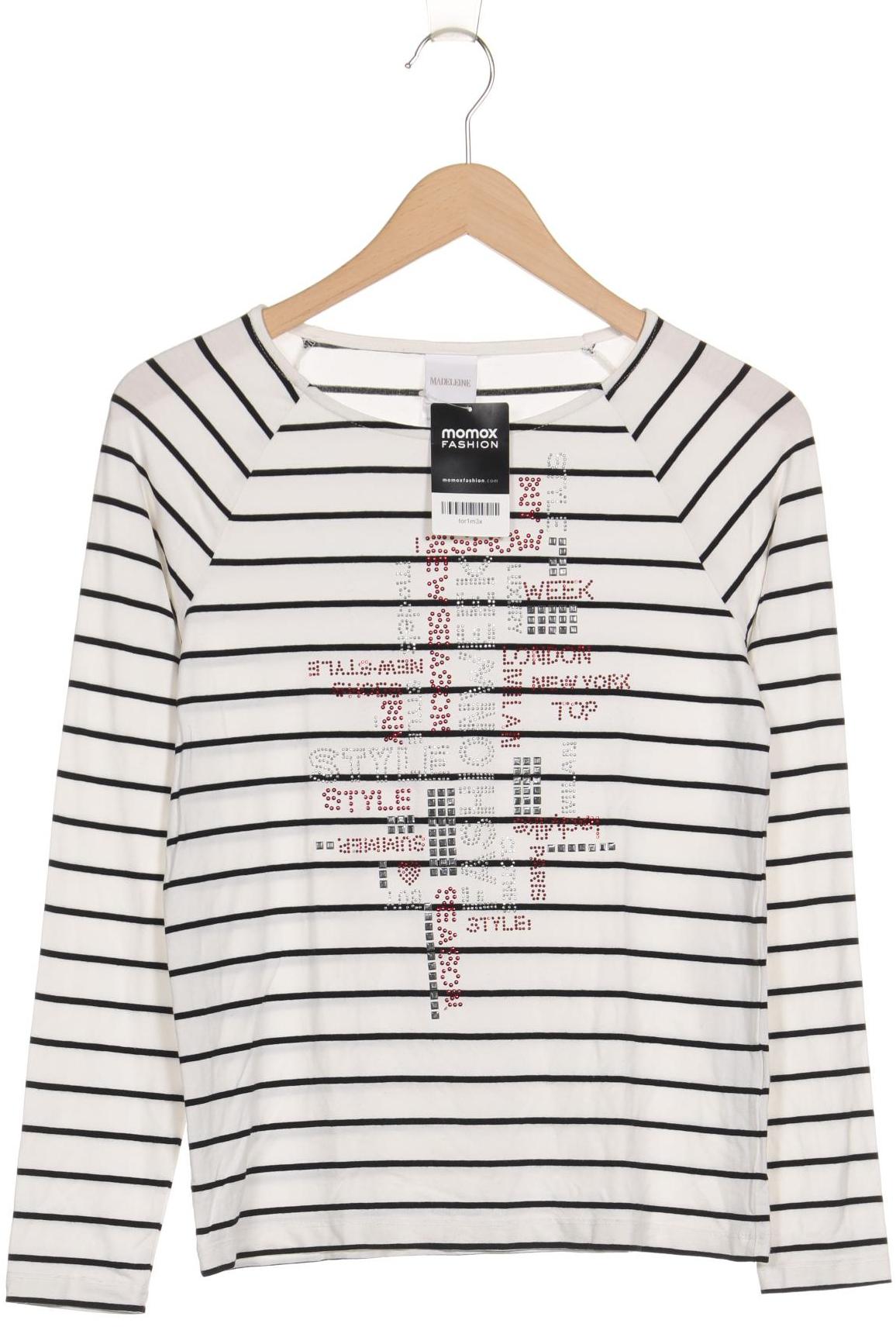 

Madeleine Damen Langarmshirt, weiß, Gr. 38