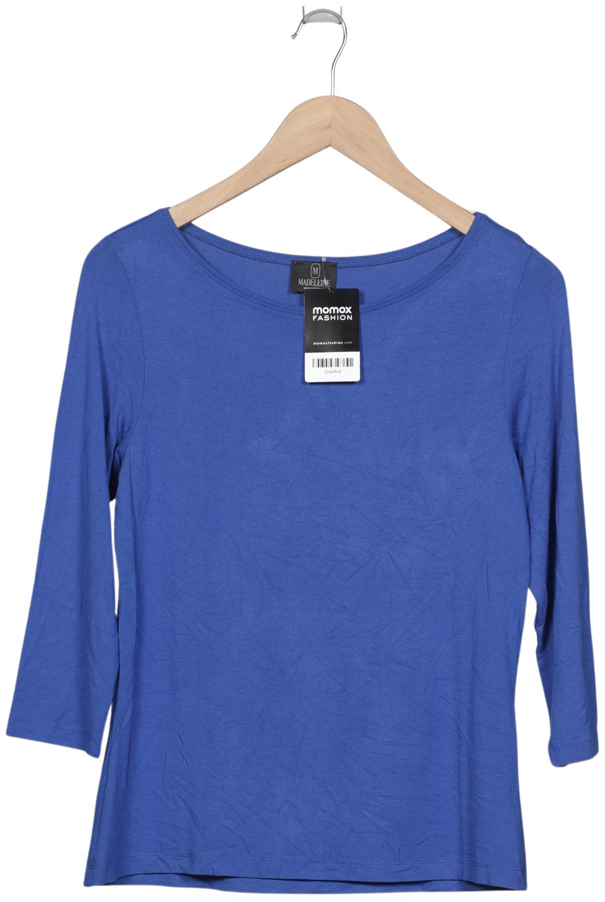 

Madeleine Damen Langarmshirt, blau, Gr. 38