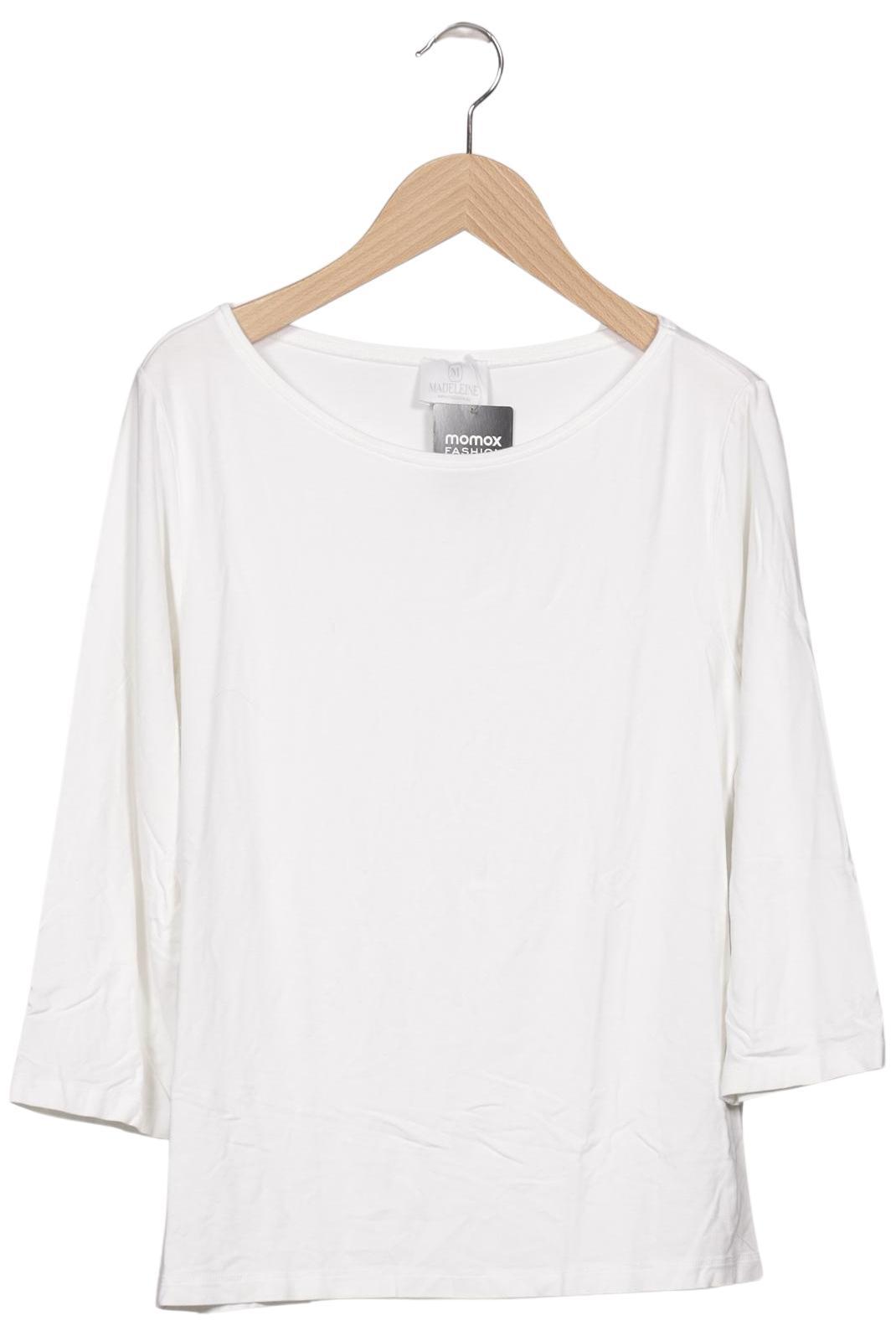 

Madeleine Damen Langarmshirt, weiß, Gr. 44