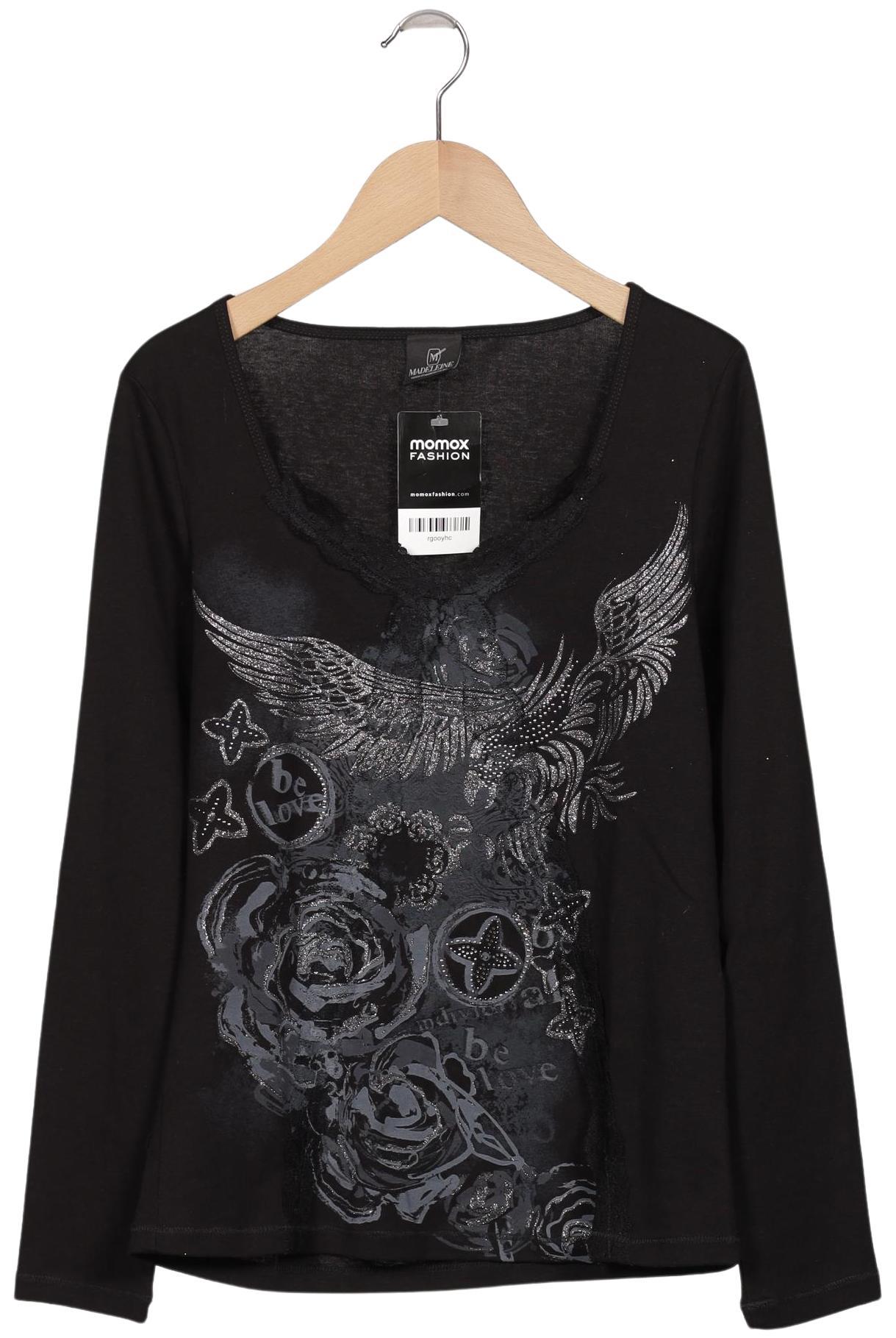 

Madeleine Damen Langarmshirt, schwarz, Gr. 36