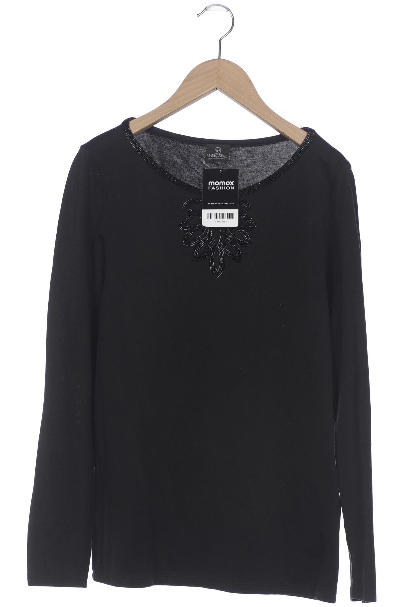 

Madeleine Damen Langarmshirt, schwarz, Gr. 40