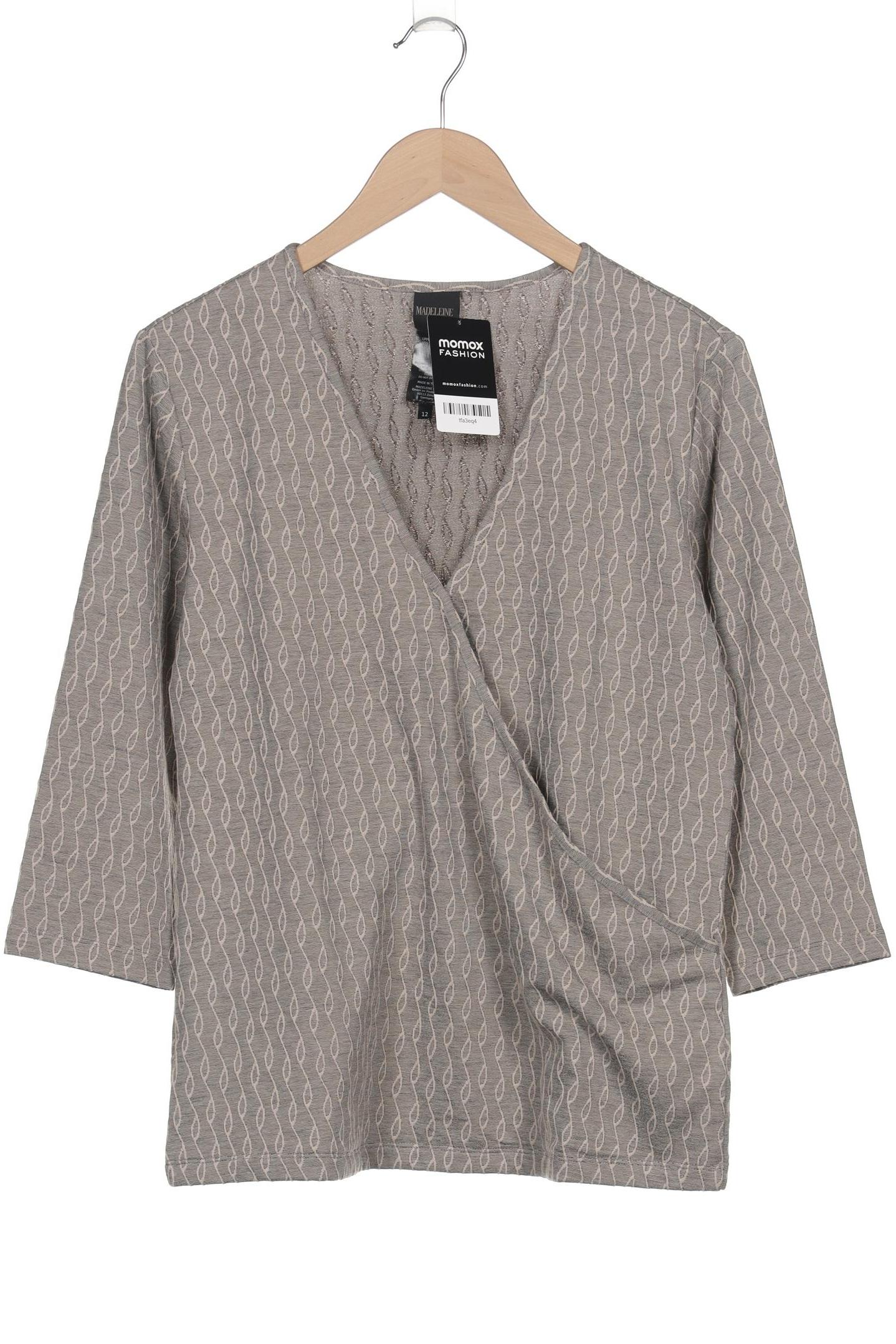 

Madeleine Damen Langarmshirt, grau, Gr. 12