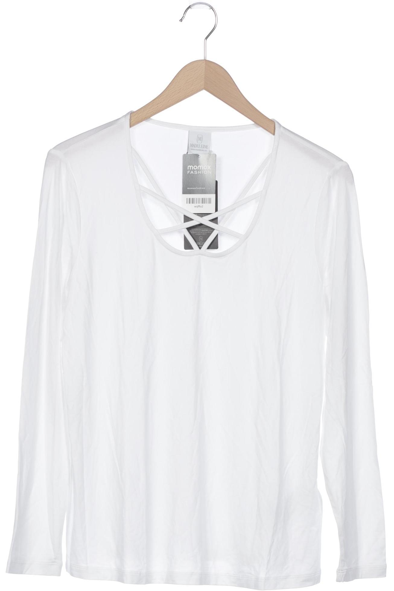 

Madeleine Damen Langarmshirt, weiß, Gr. 42