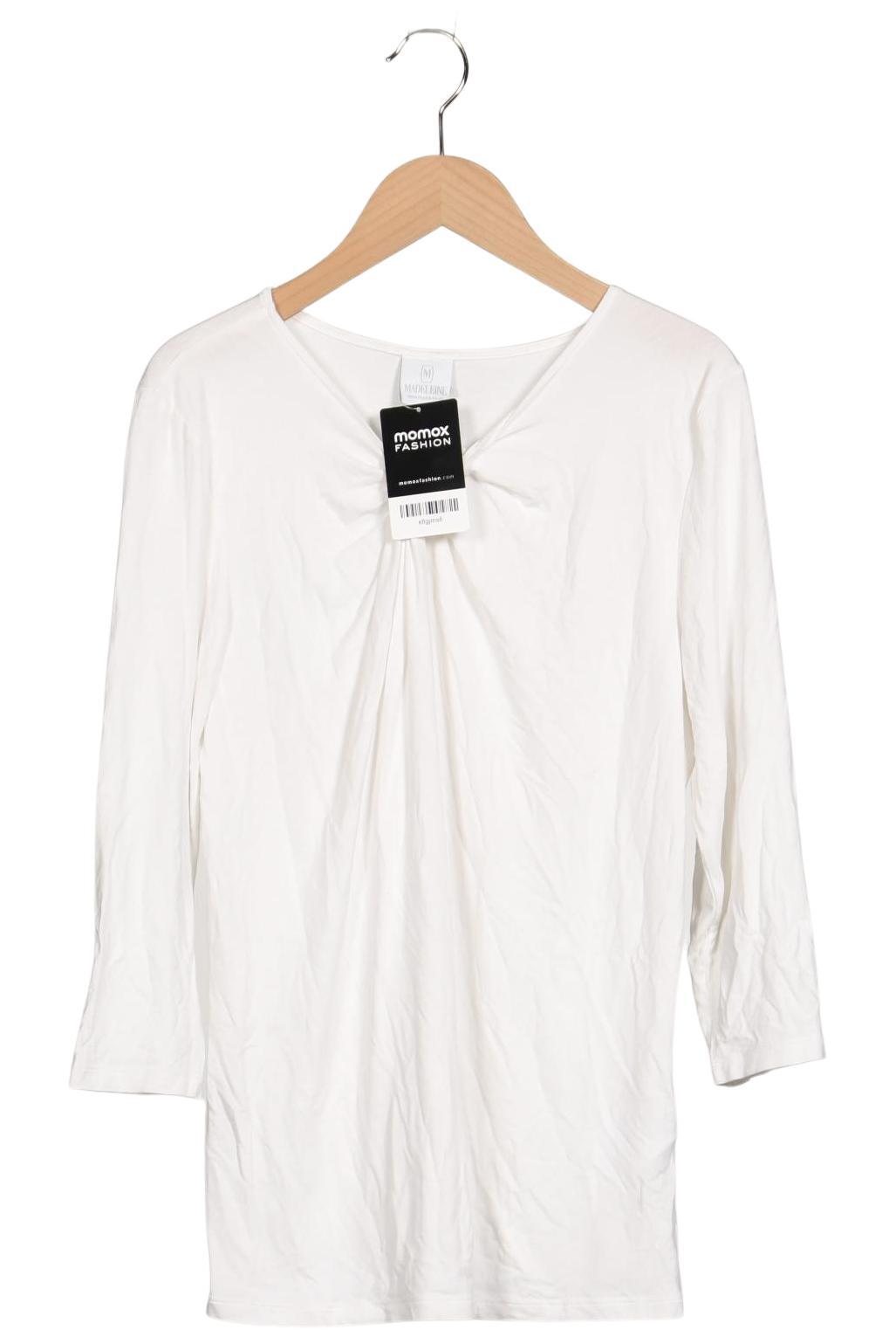 

Madeleine Damen Langarmshirt, weiß, Gr. 40