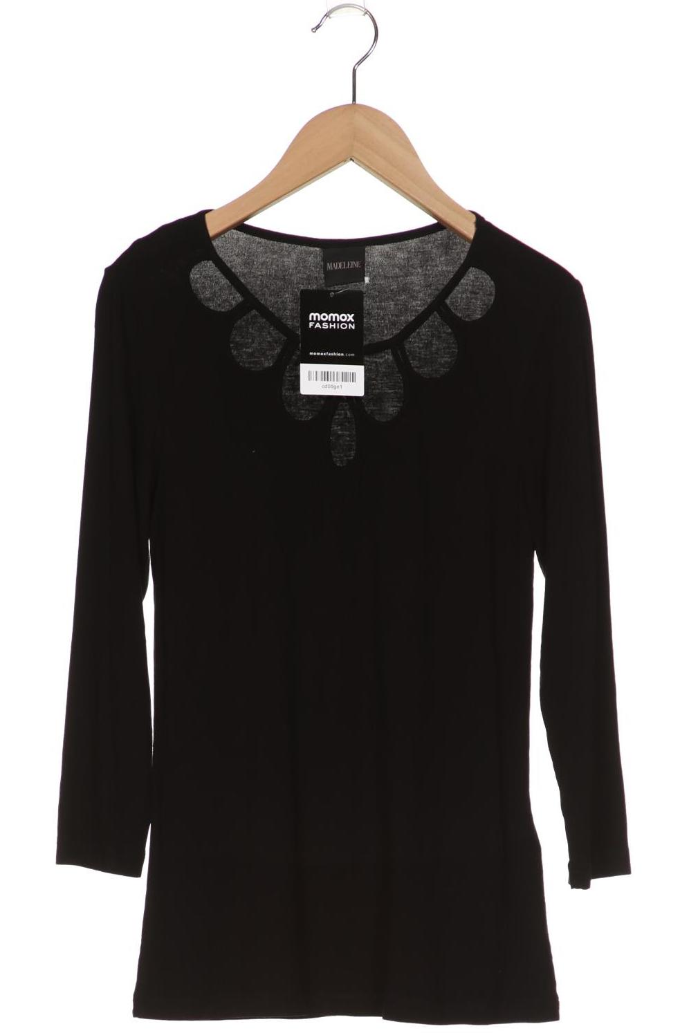 

Madeleine Damen Langarmshirt, schwarz, Gr. 34