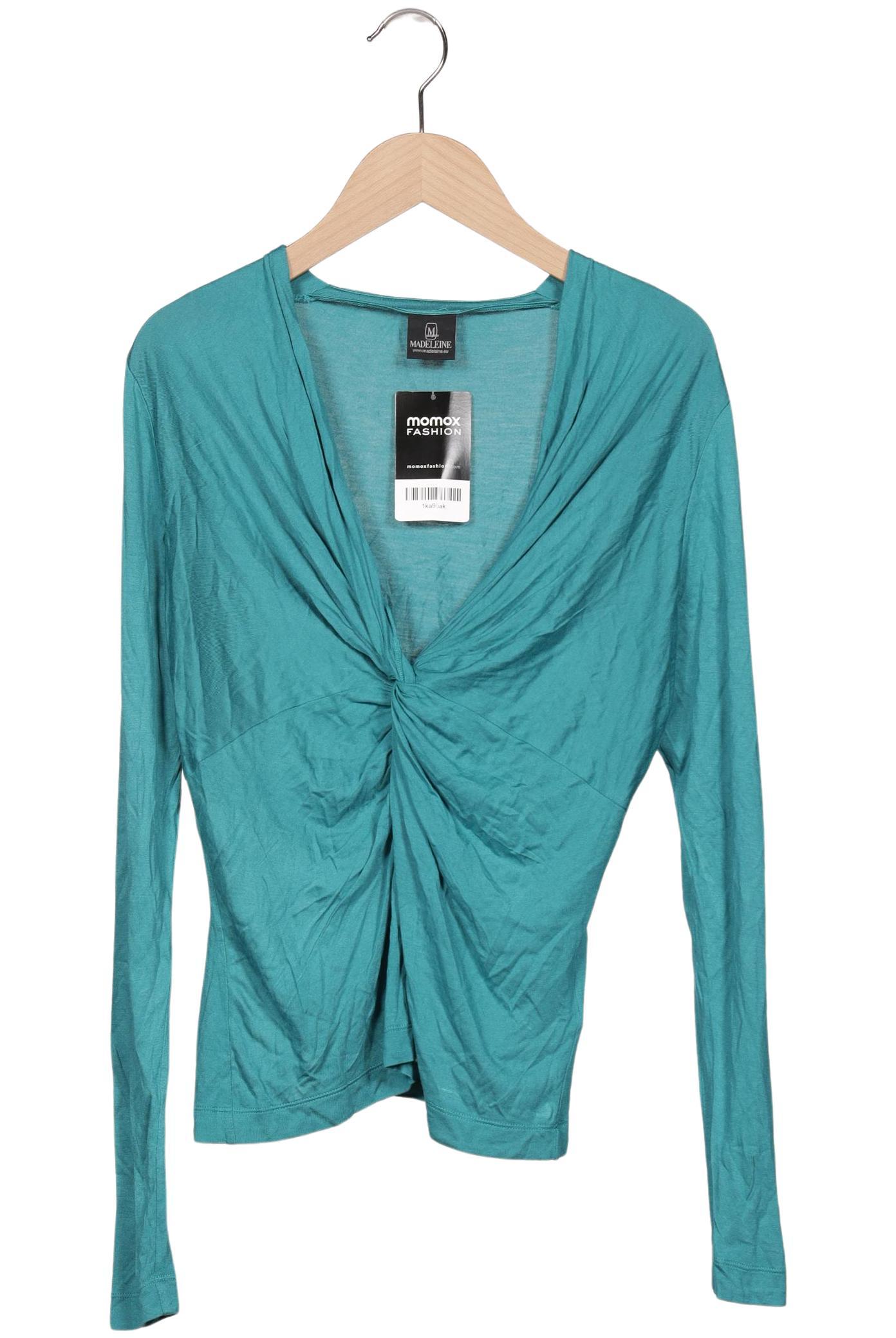 

Madeleine Damen Langarmshirt, türkis, Gr. 34