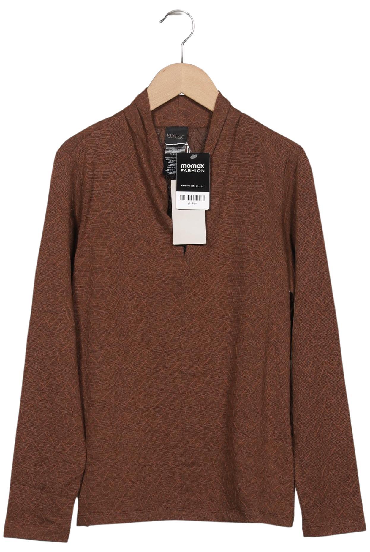 

Madeleine Damen Langarmshirt, braun, Gr. 38