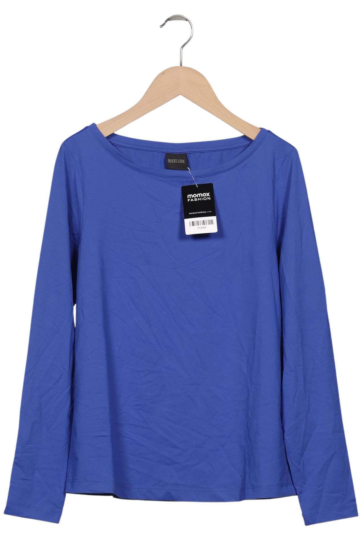 

Madeleine Damen Langarmshirt, blau, Gr. 38