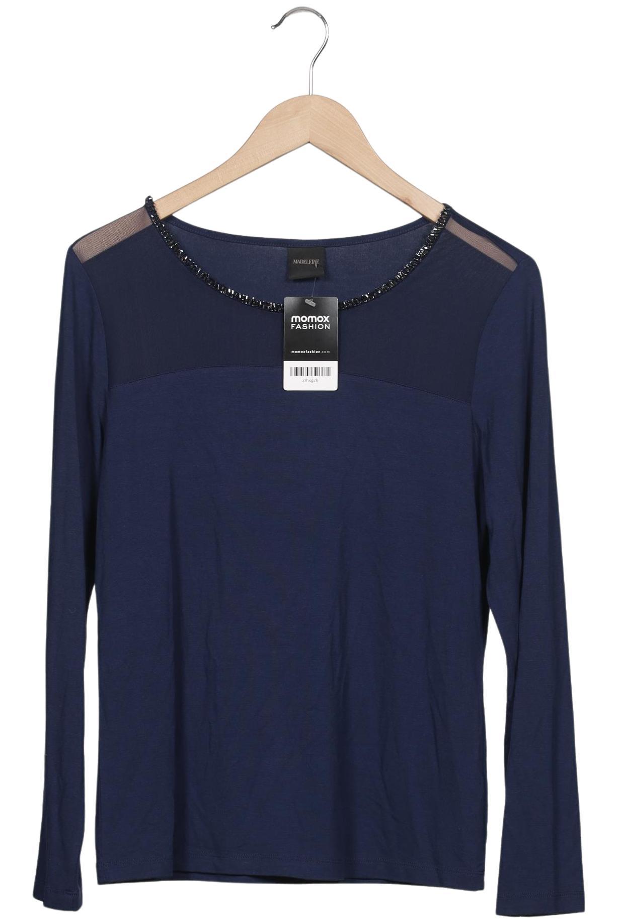 

Madeleine Damen Langarmshirt, marineblau, Gr. 38