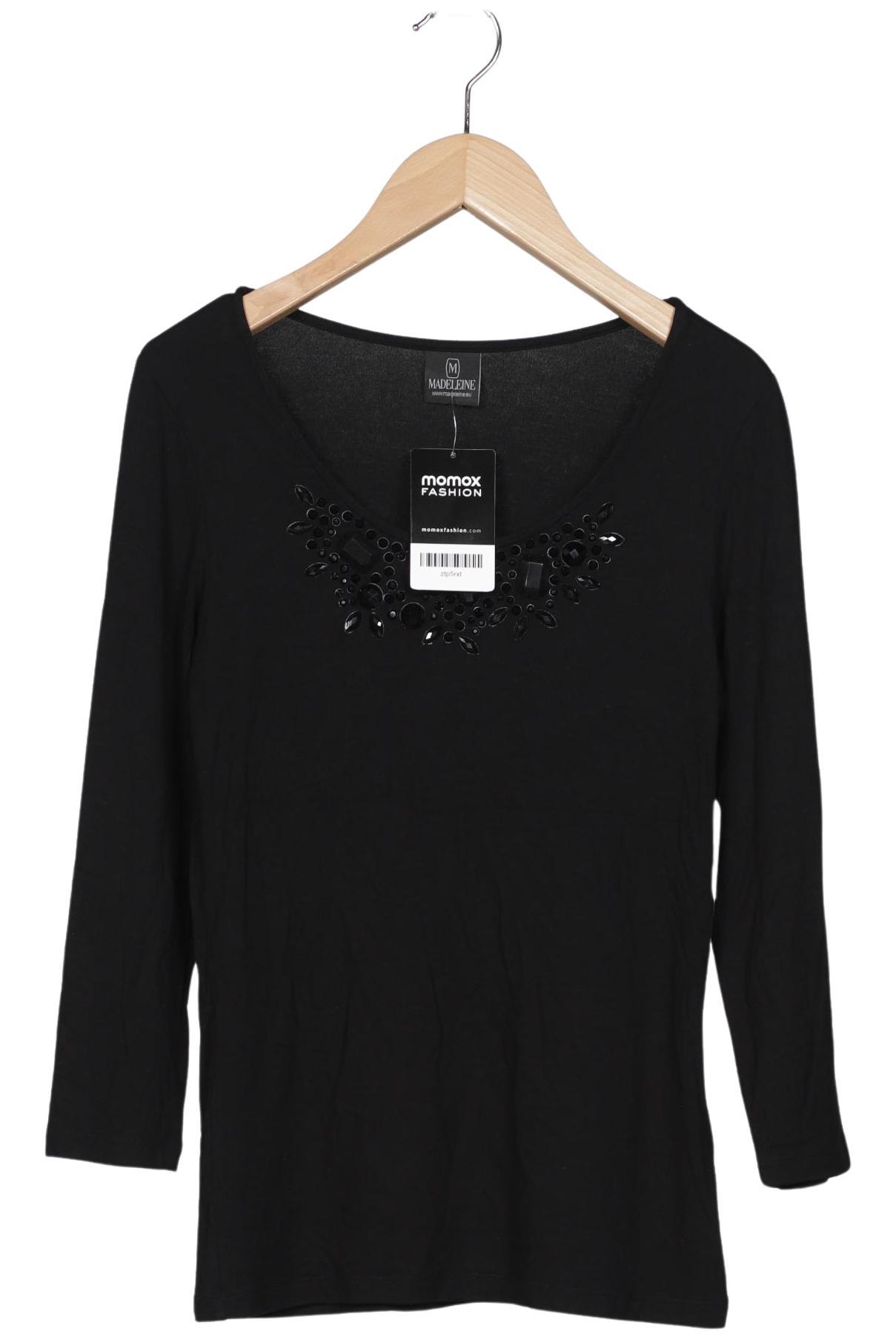 

Madeleine Damen Langarmshirt, schwarz, Gr. 34