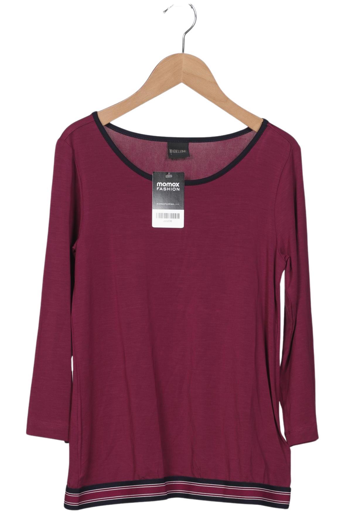 

Madeleine Damen Langarmshirt, bordeaux, Gr. 34