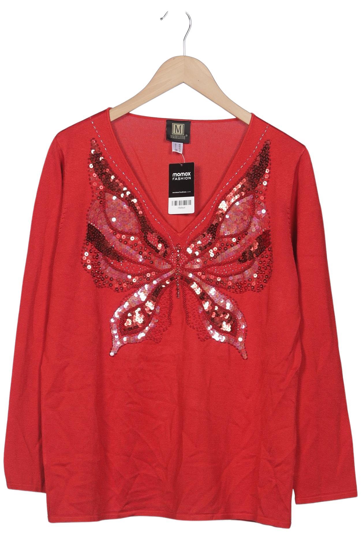 

Madeleine Damen Pullover, rot, Gr. 48