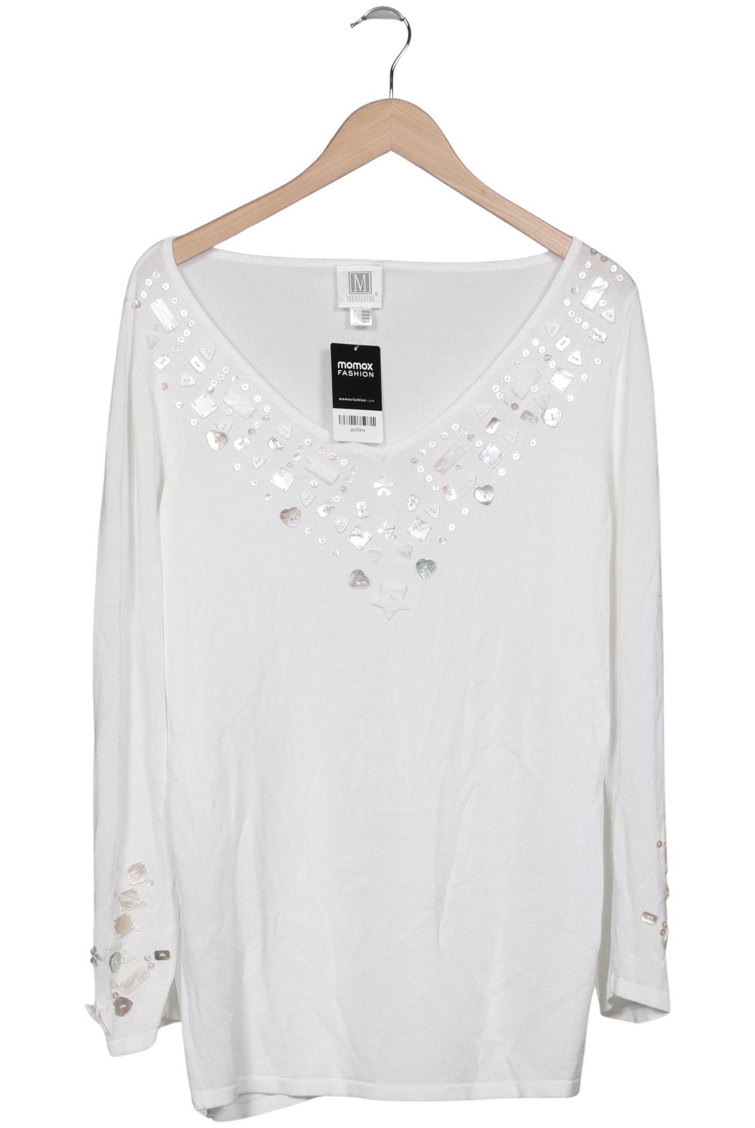 

Madeleine Damen Pullover, weiß, Gr. 40