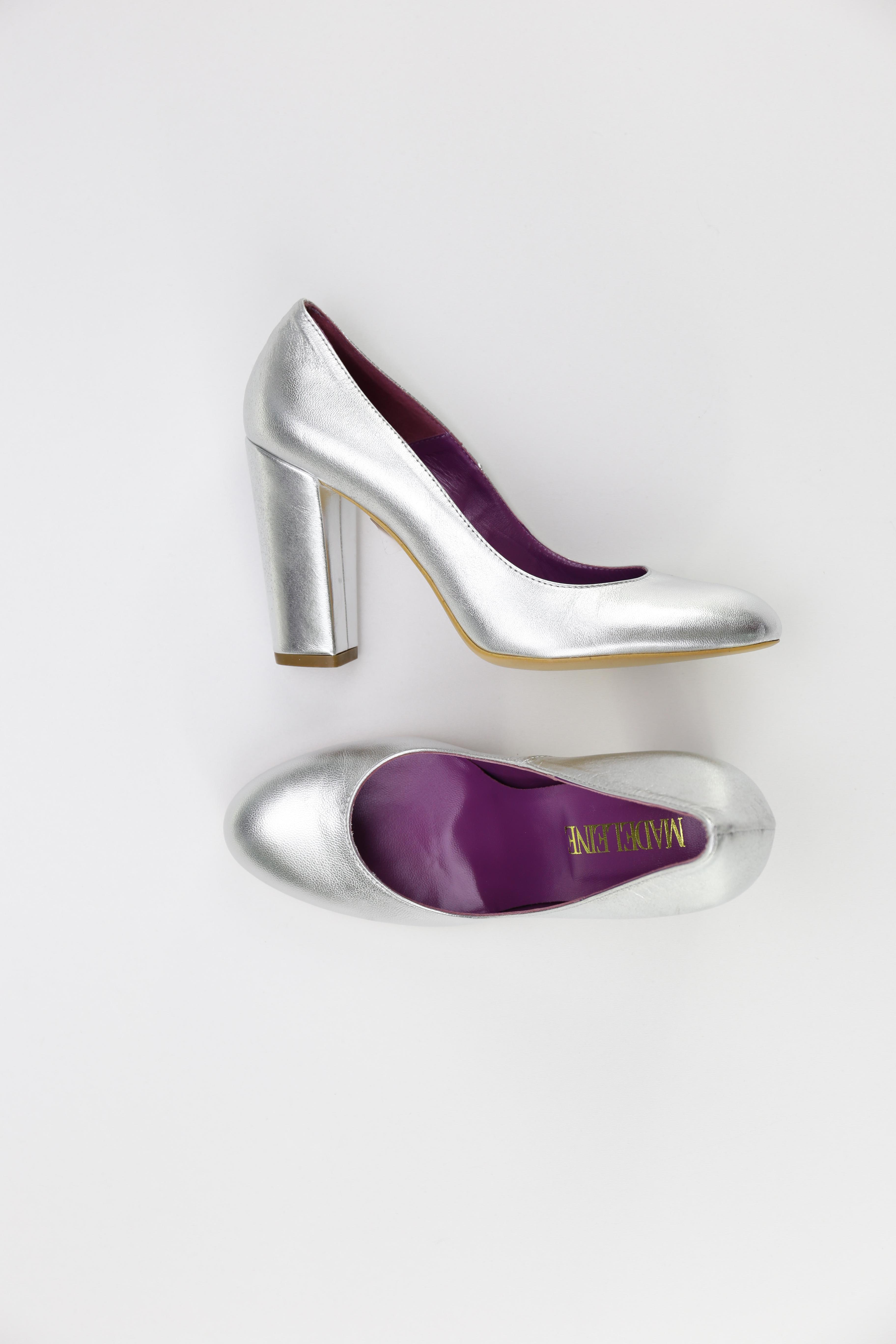 

Madeleine Damen Pumps, silber, Gr. 37