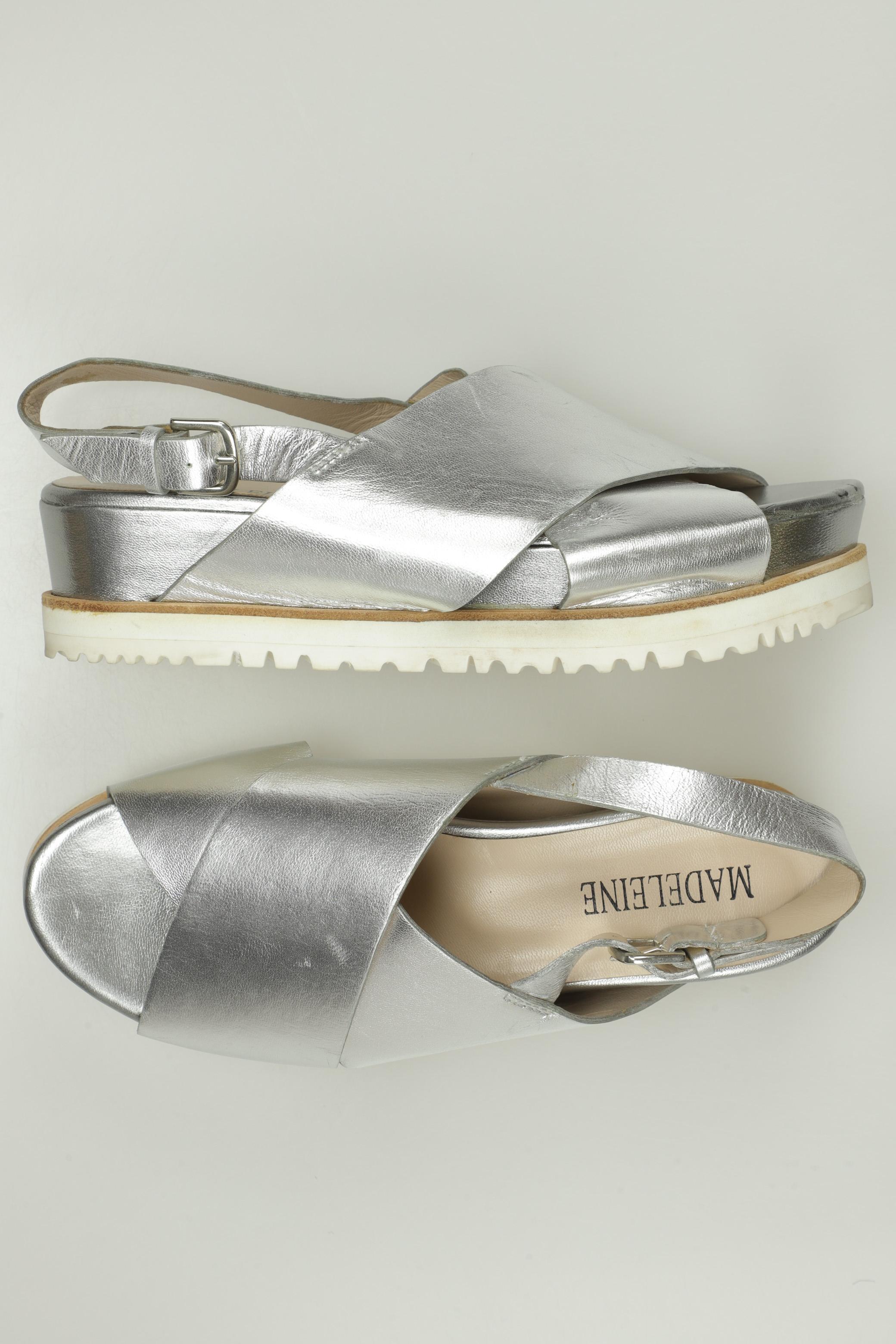 

Madeleine Damen Sandale, silber, Gr. 38