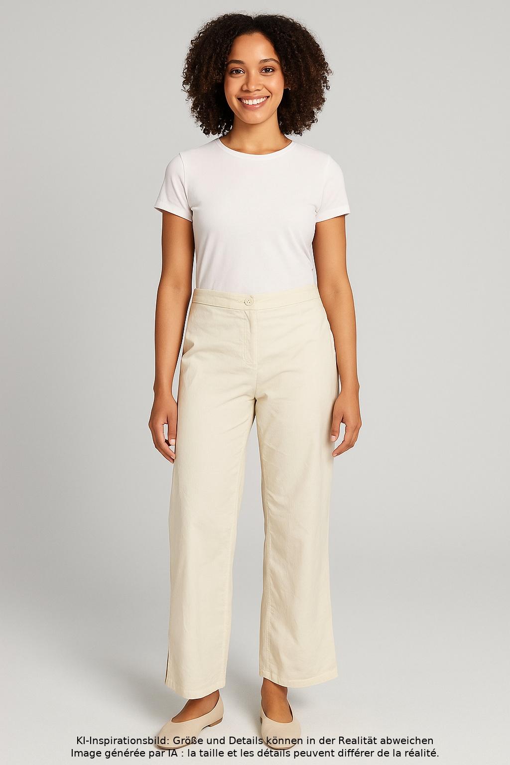 

Madeleine Damen Stoffhose, cremeweiß, Gr. 19