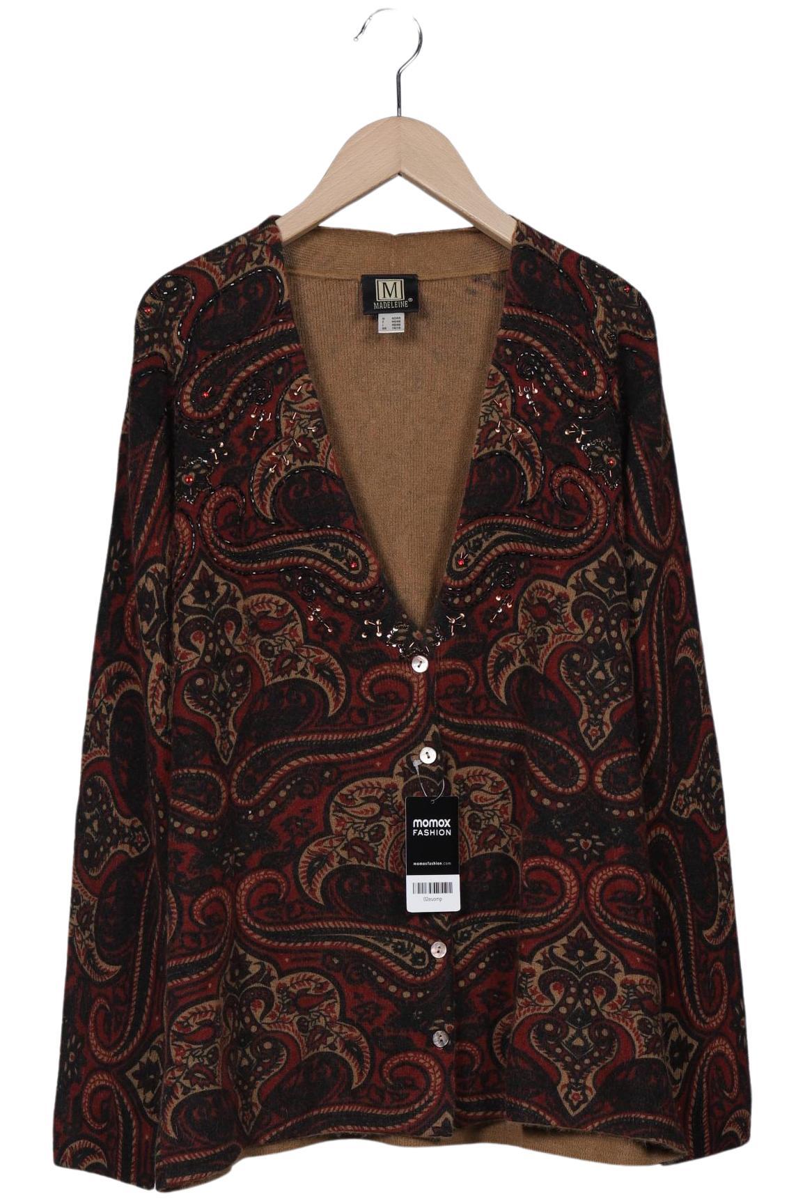

Madeleine Damen Strickjacke, bordeaux, Gr. 42