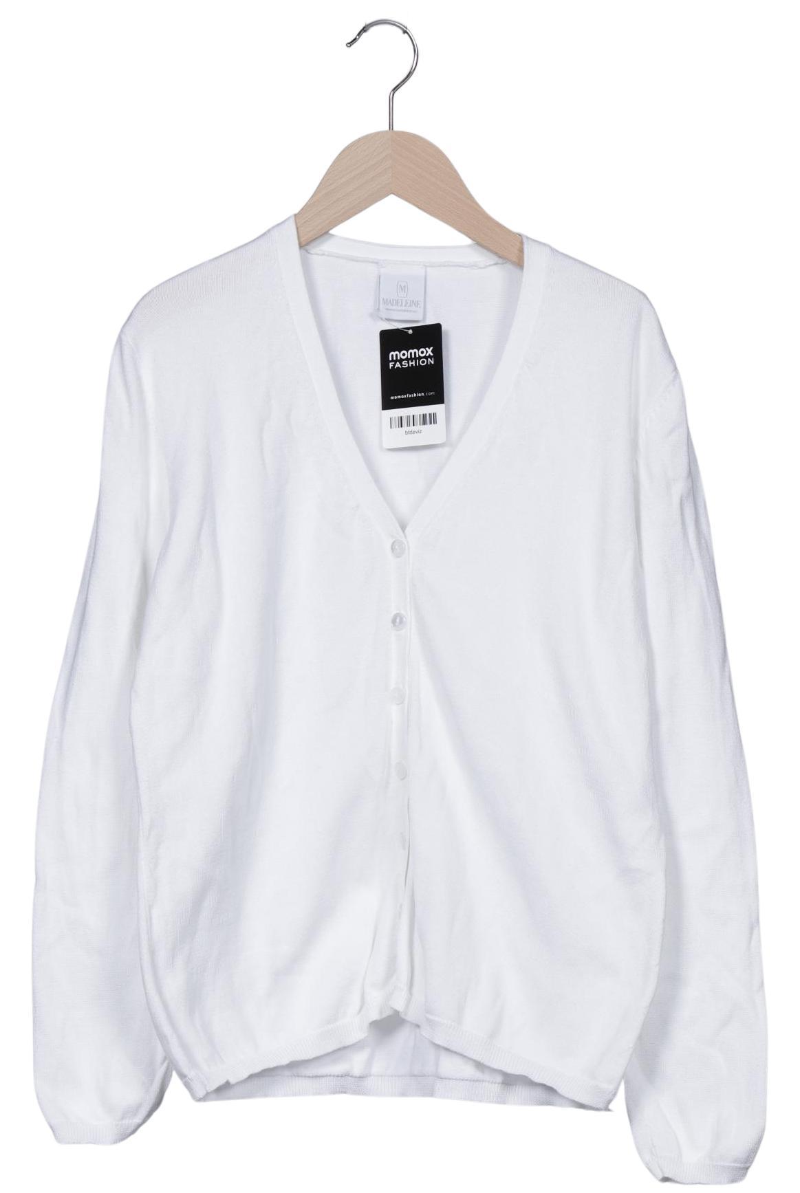 

Madeleine Damen Strickjacke, weiß, Gr. 40