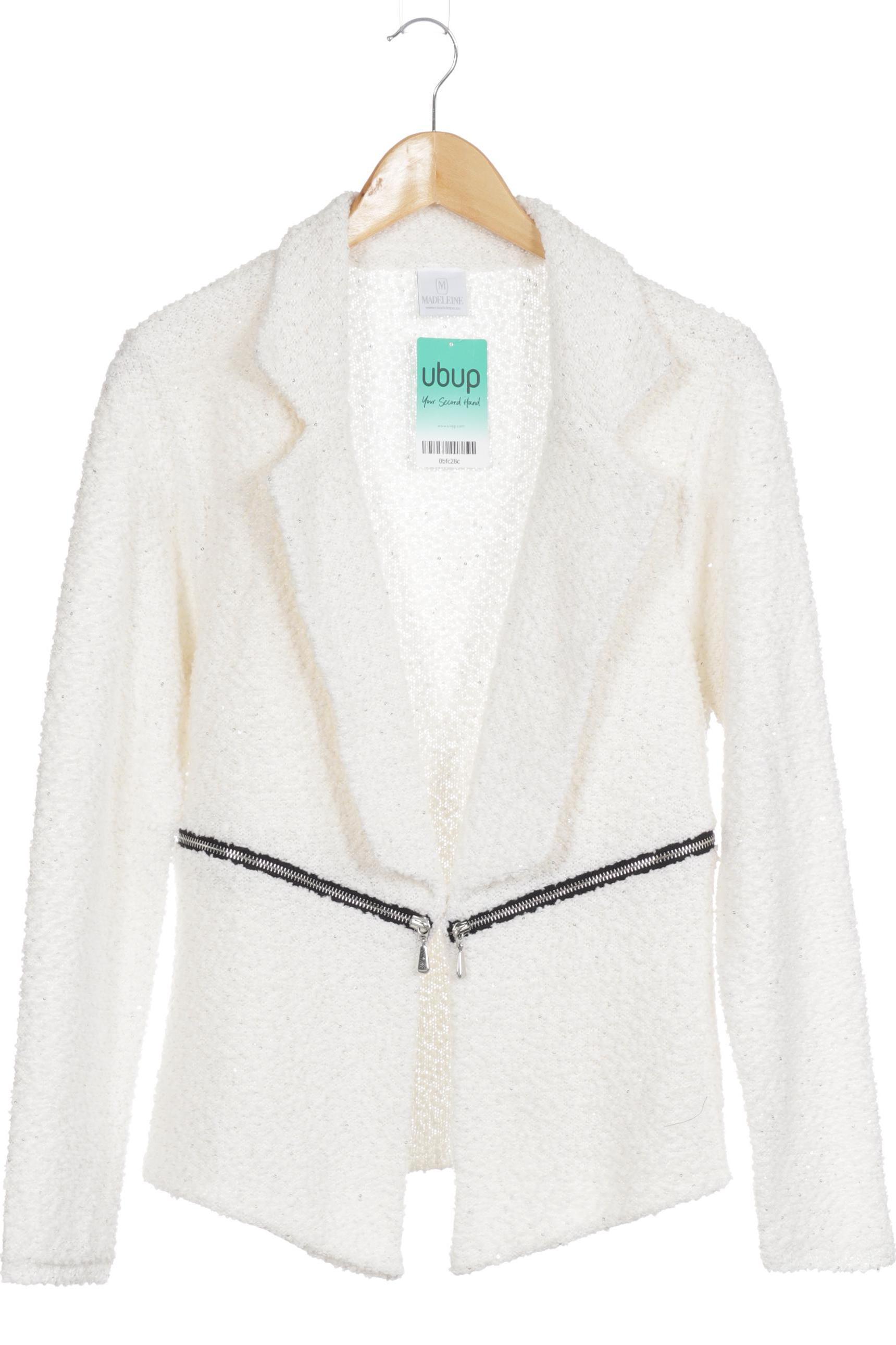 

Madeleine Damen Strickjacke, weiß, Gr. 40
