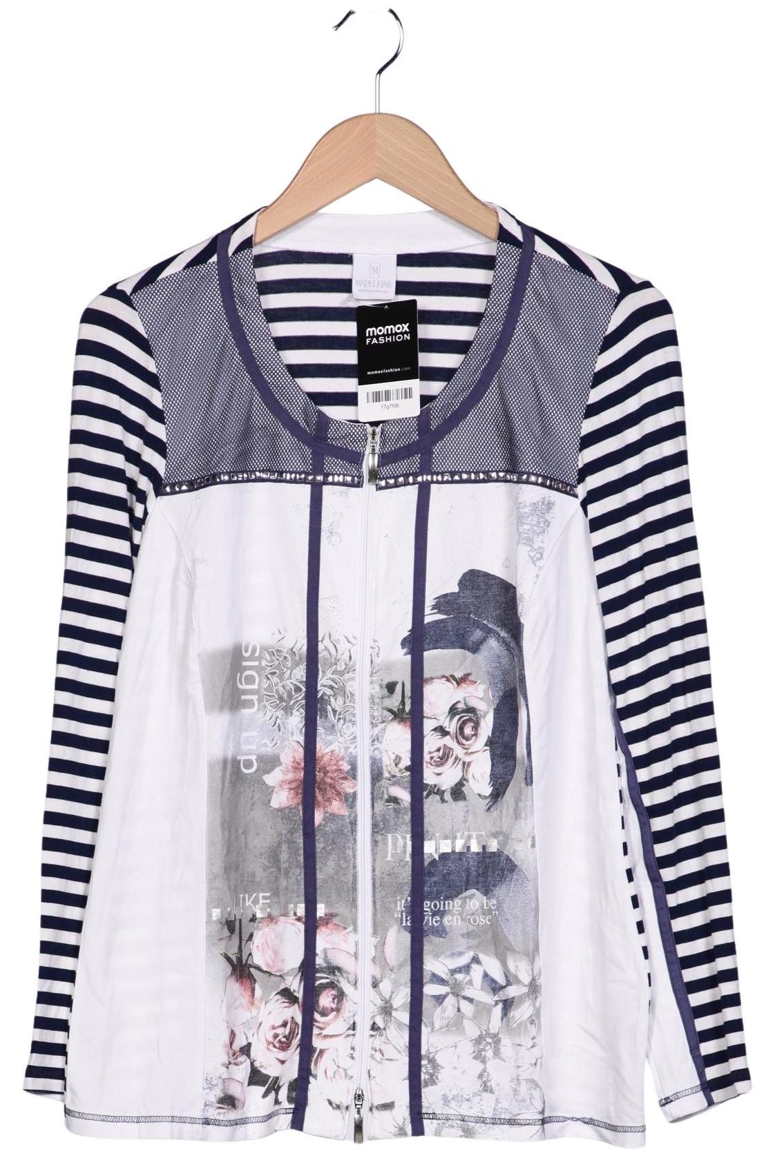 

Madeleine Damen Strickjacke, weiß, Gr. 42