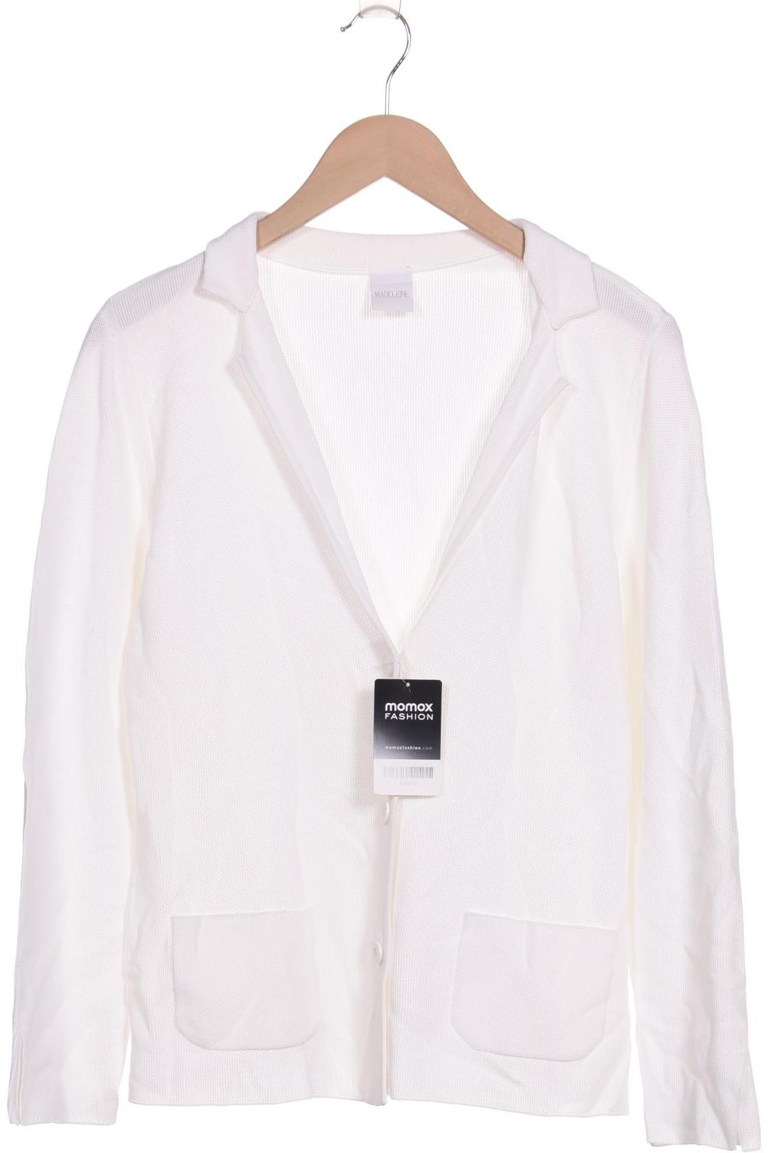 

Madeleine Damen Strickjacke, weiß, Gr. 42