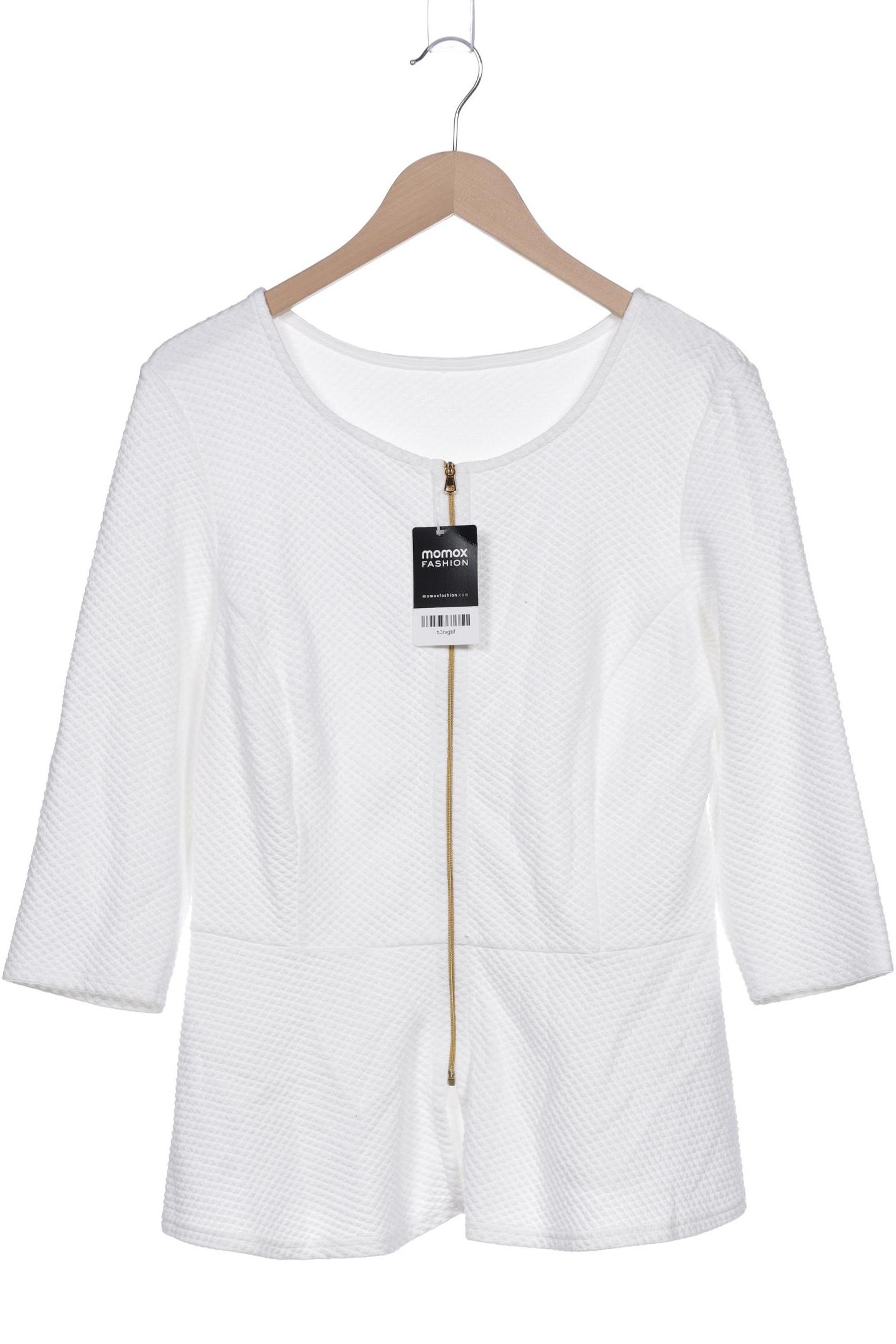 

Madeleine Damen Strickjacke, weiß, Gr. 42
