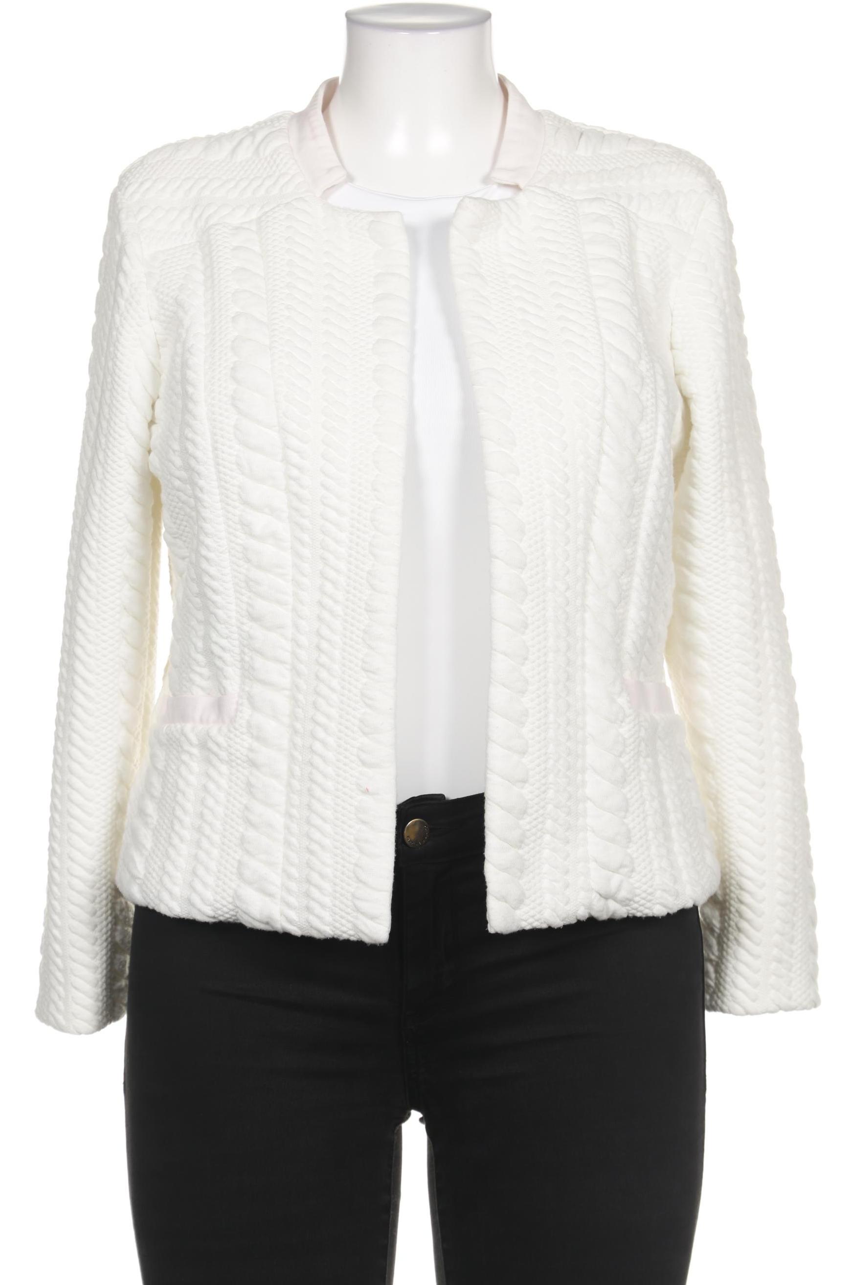 

Madeleine Damen Strickjacke, weiß, Gr. 44