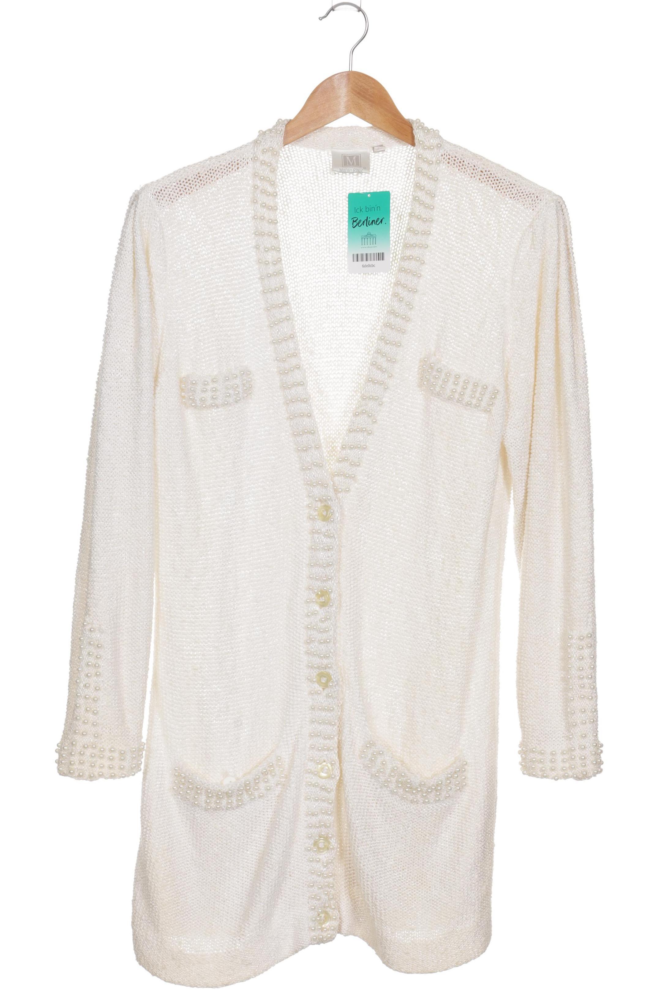 

Madeleine Damen Strickjacke, weiß, Gr. 40