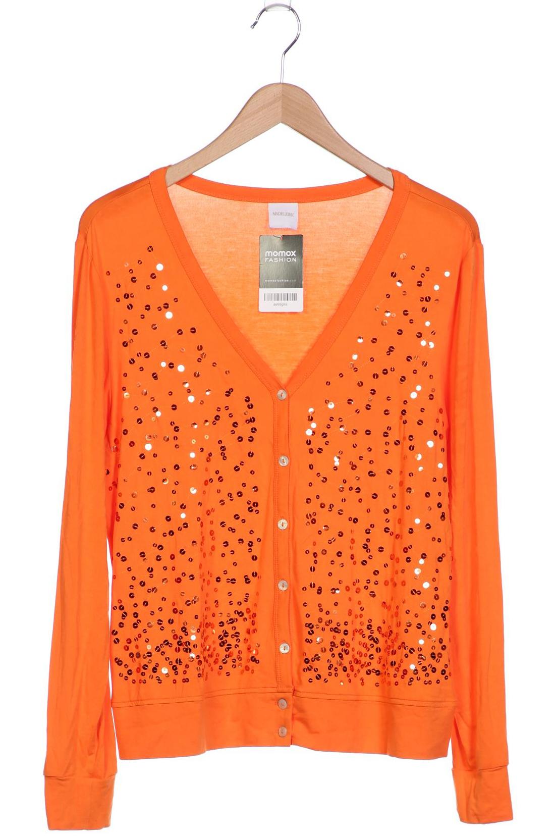 

Madeleine Damen Strickjacke, orange, Gr. 44