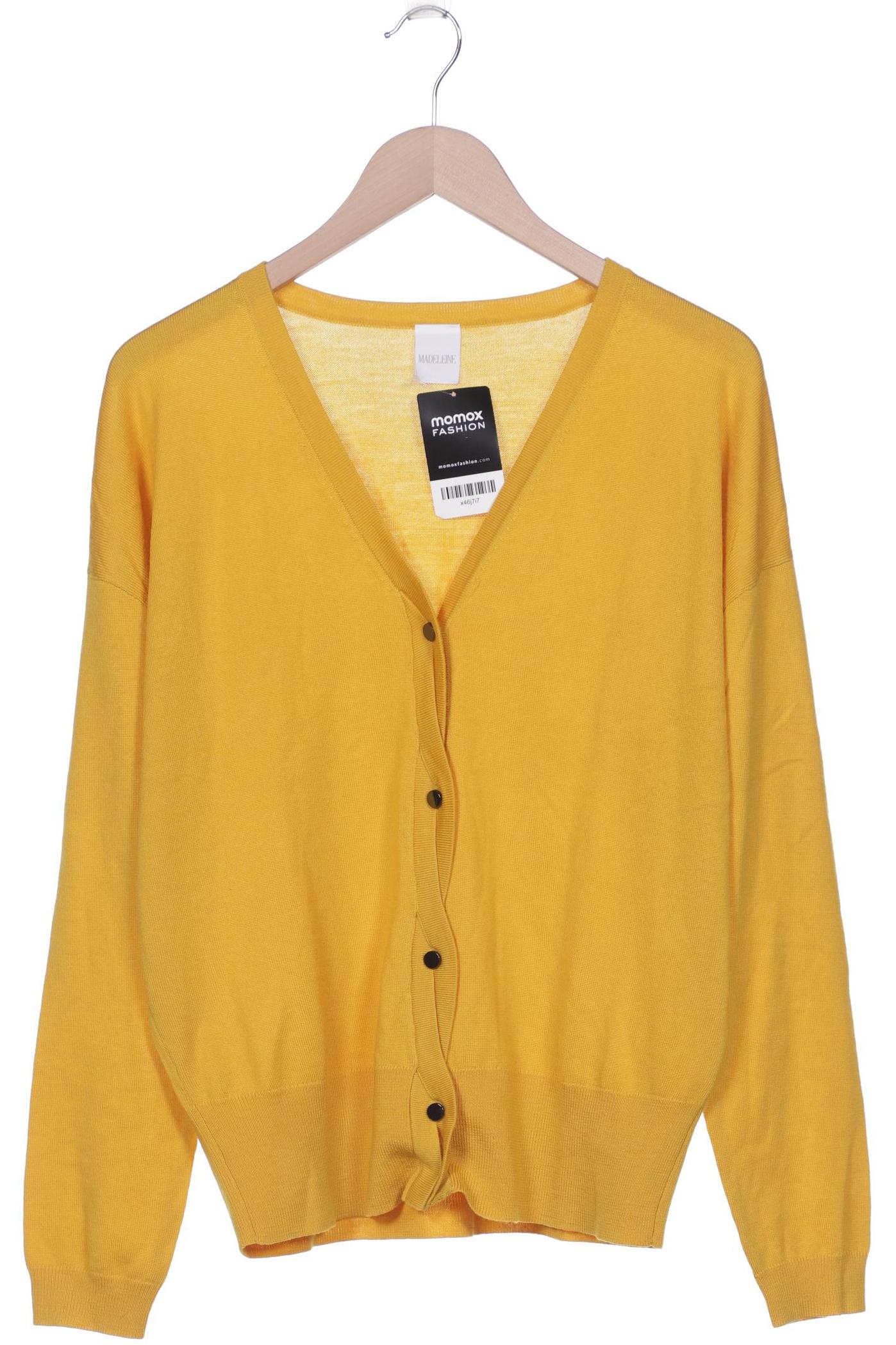 

Madeleine Damen Strickjacke, gelb, Gr. 42