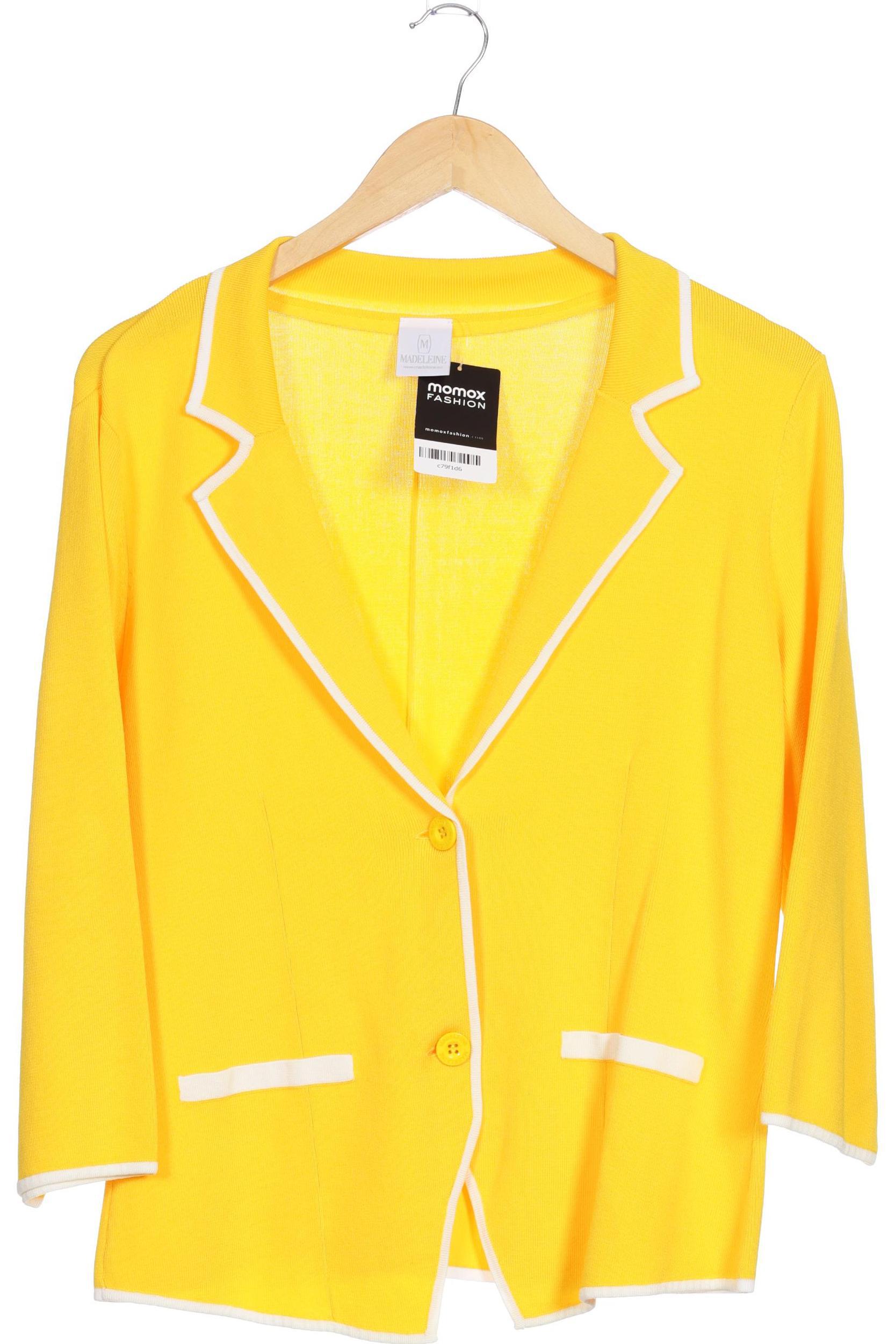 

Madeleine Damen Strickjacke, gelb, Gr. 42