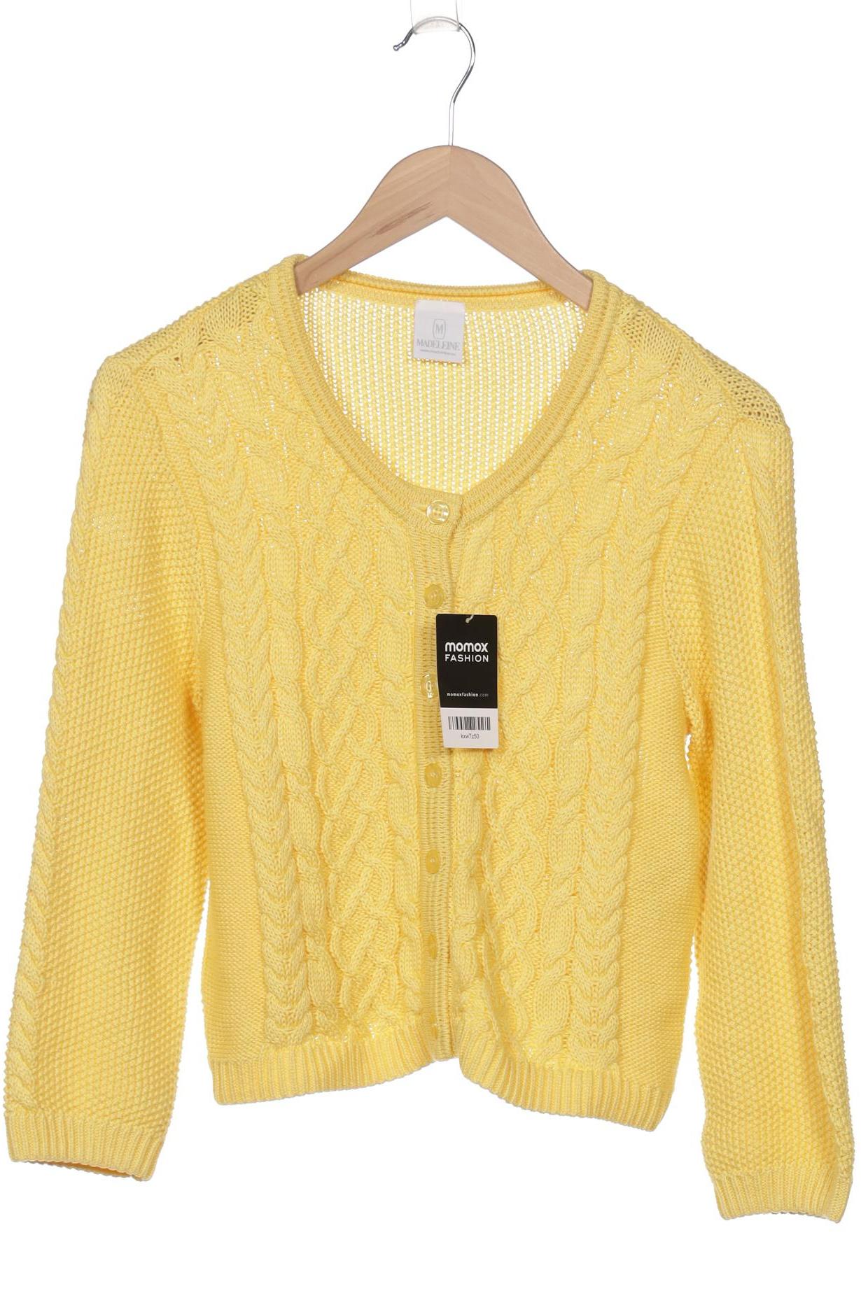 

Madeleine Damen Strickjacke, gelb, Gr. 36