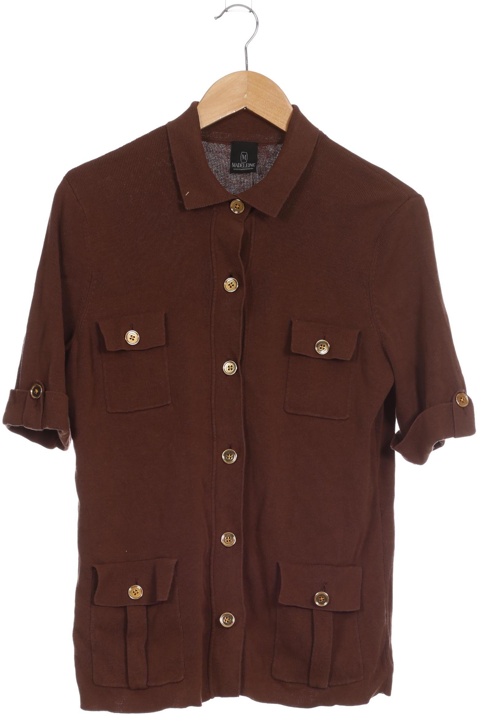 

Madeleine Damen Strickjacke, braun, Gr. 40