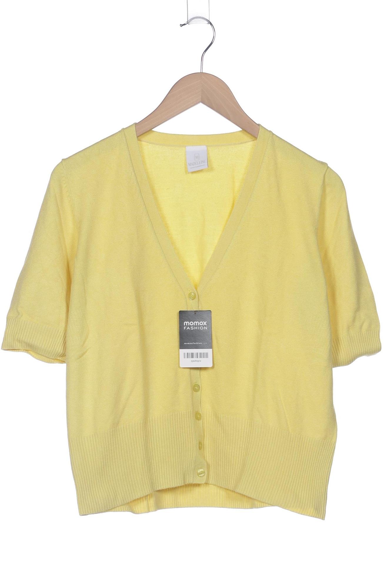 

Madeleine Damen Strickjacke, gelb, Gr. 40