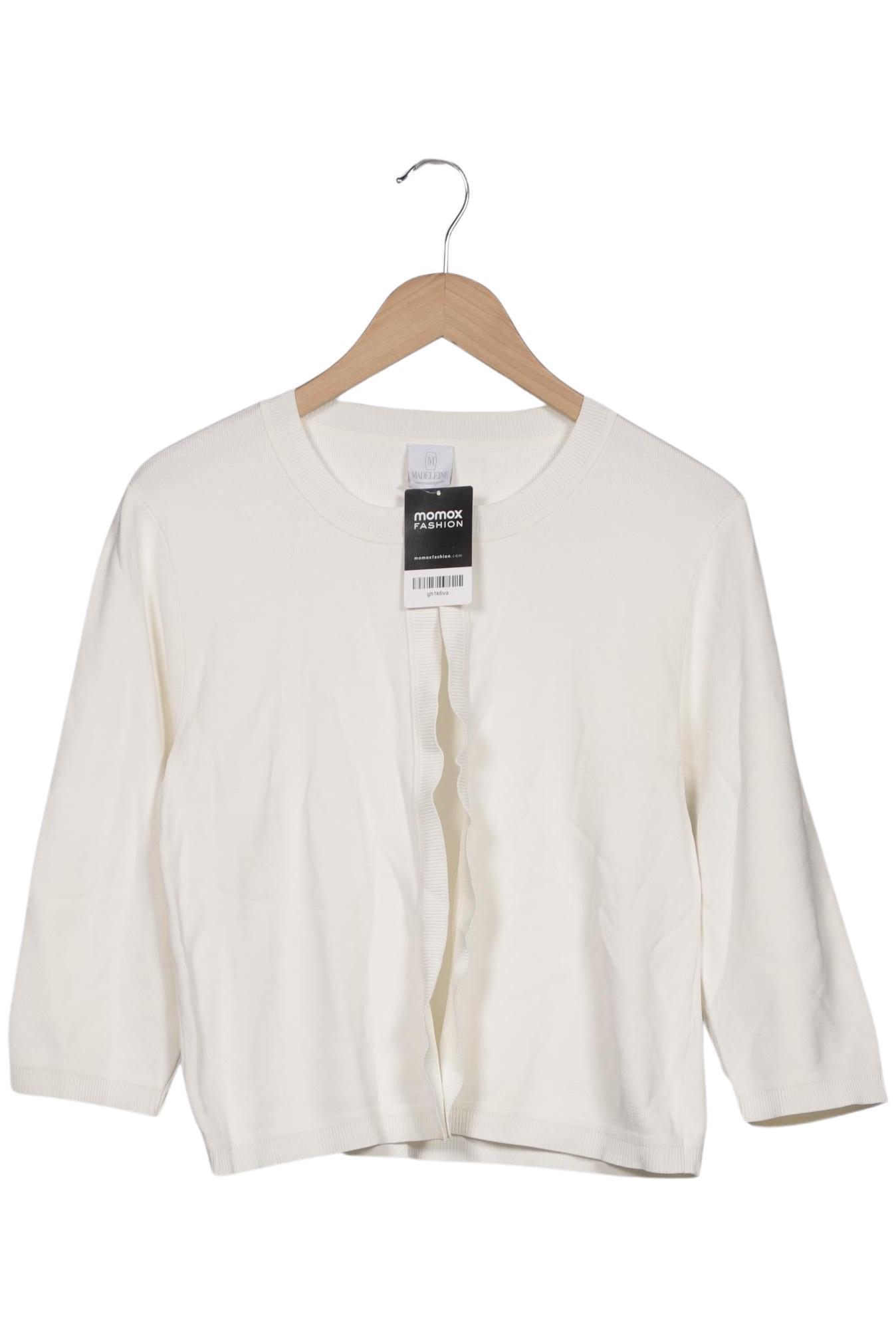 

Madeleine Damen Strickjacke, weiß, Gr. 44