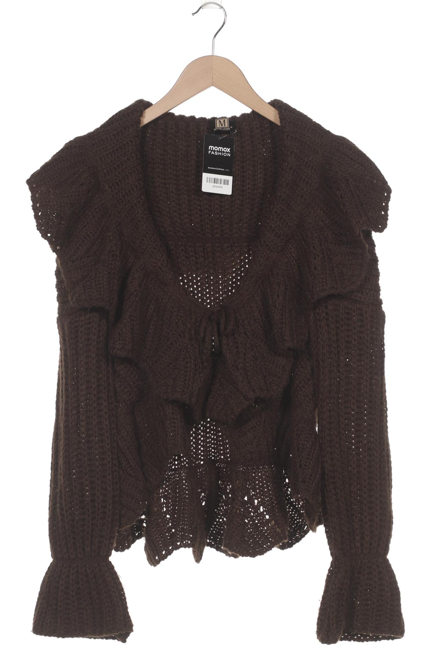 

Madeleine Damen Strickjacke, braun, Gr. 36