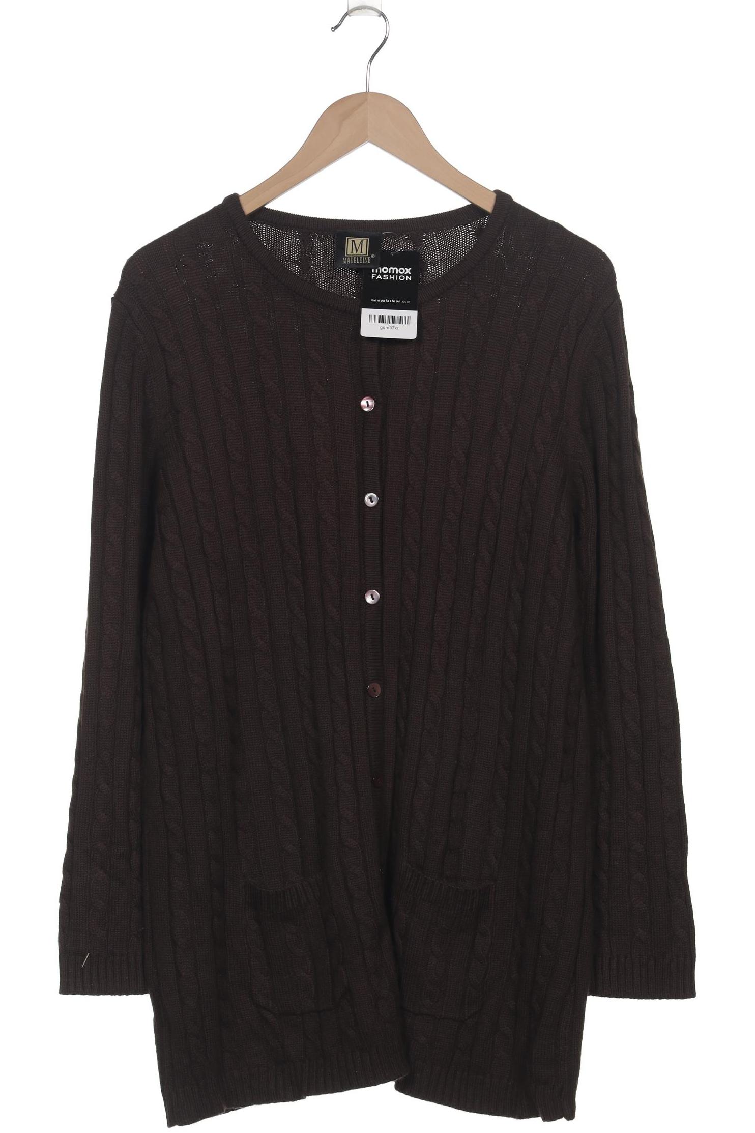 

Madeleine Damen Strickjacke, braun, Gr. 48