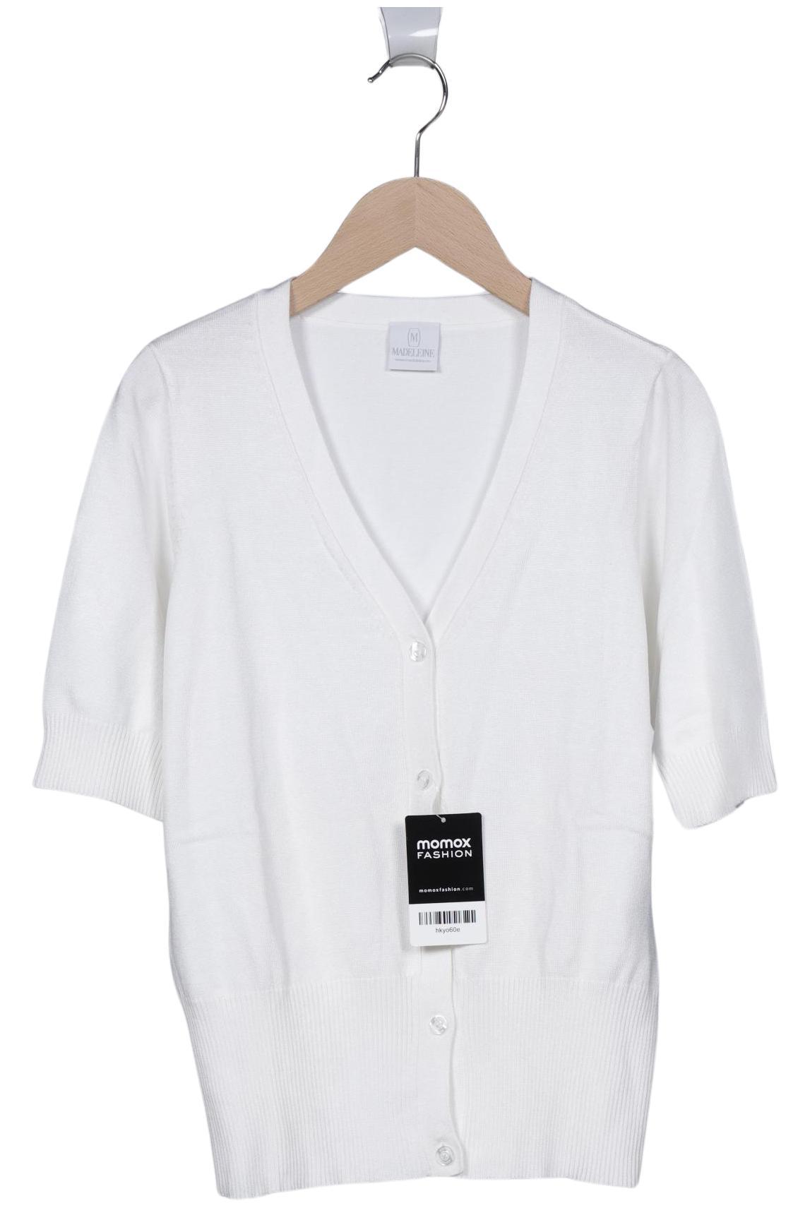 

Madeleine Damen Strickjacke, weiß, Gr. 36