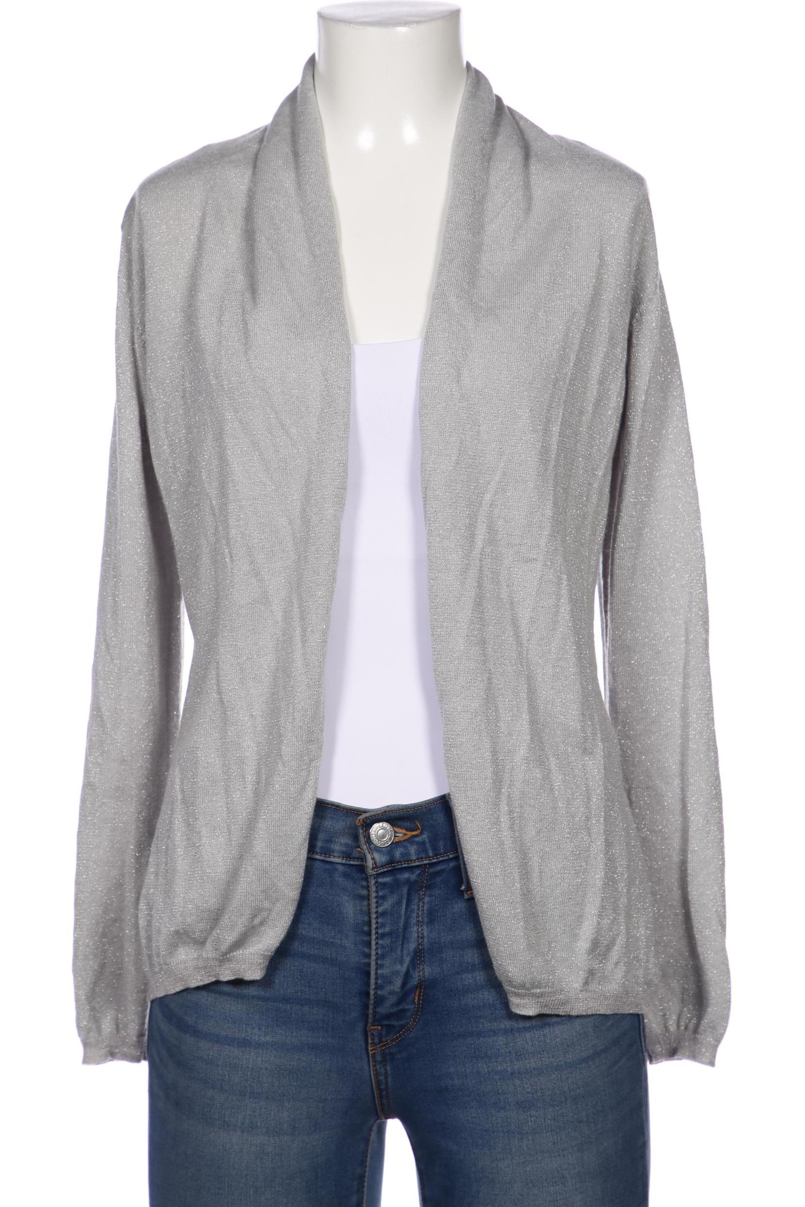 

Madeleine Damen Strickjacke, silber, Gr. 34