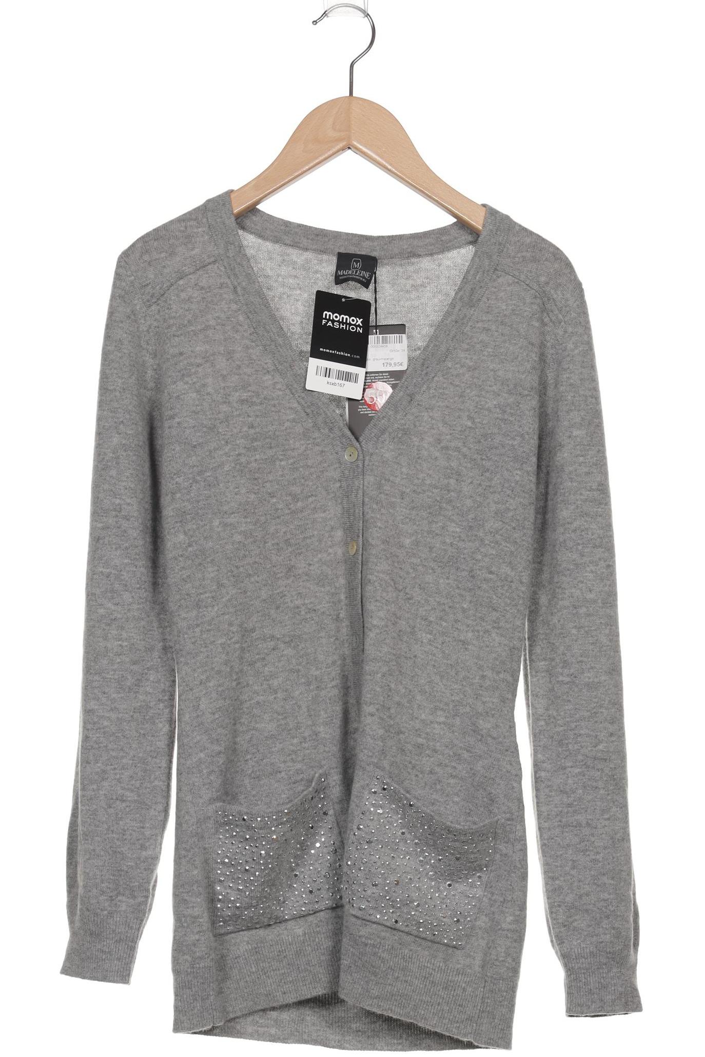 

Madeleine Damen Strickjacke, grau, Gr. 34