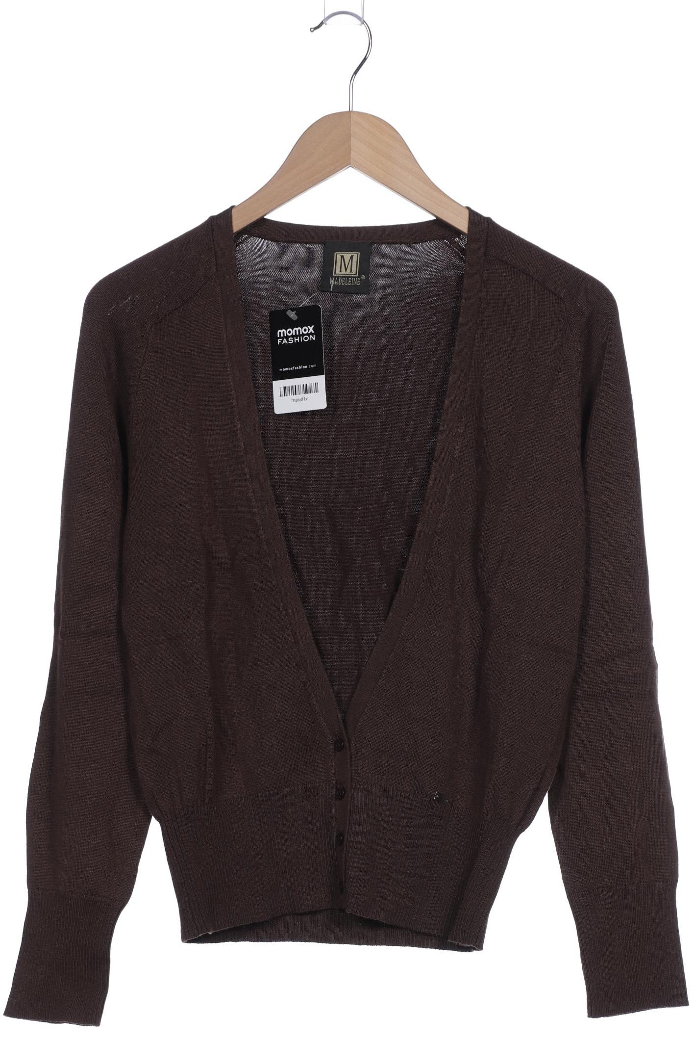 

Madeleine Damen Strickjacke, braun, Gr. 36