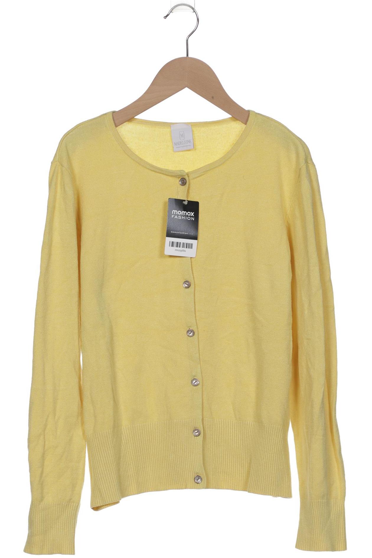 

Madeleine Damen Strickjacke, gelb, Gr. 40