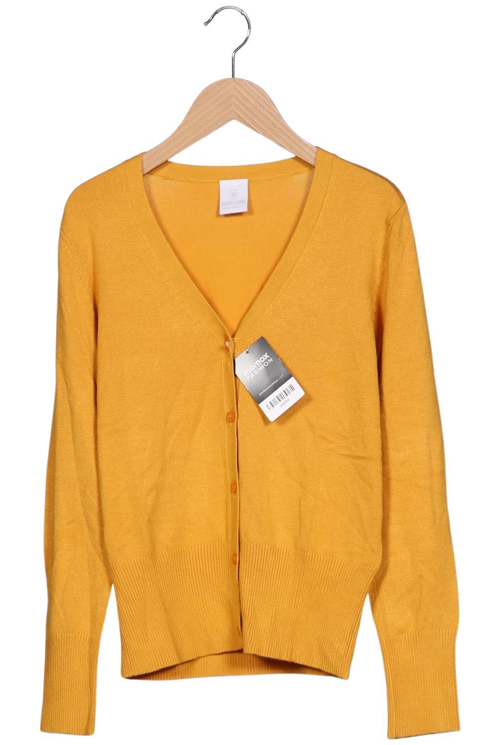 

Madeleine Damen Strickjacke, gelb, Gr. 36