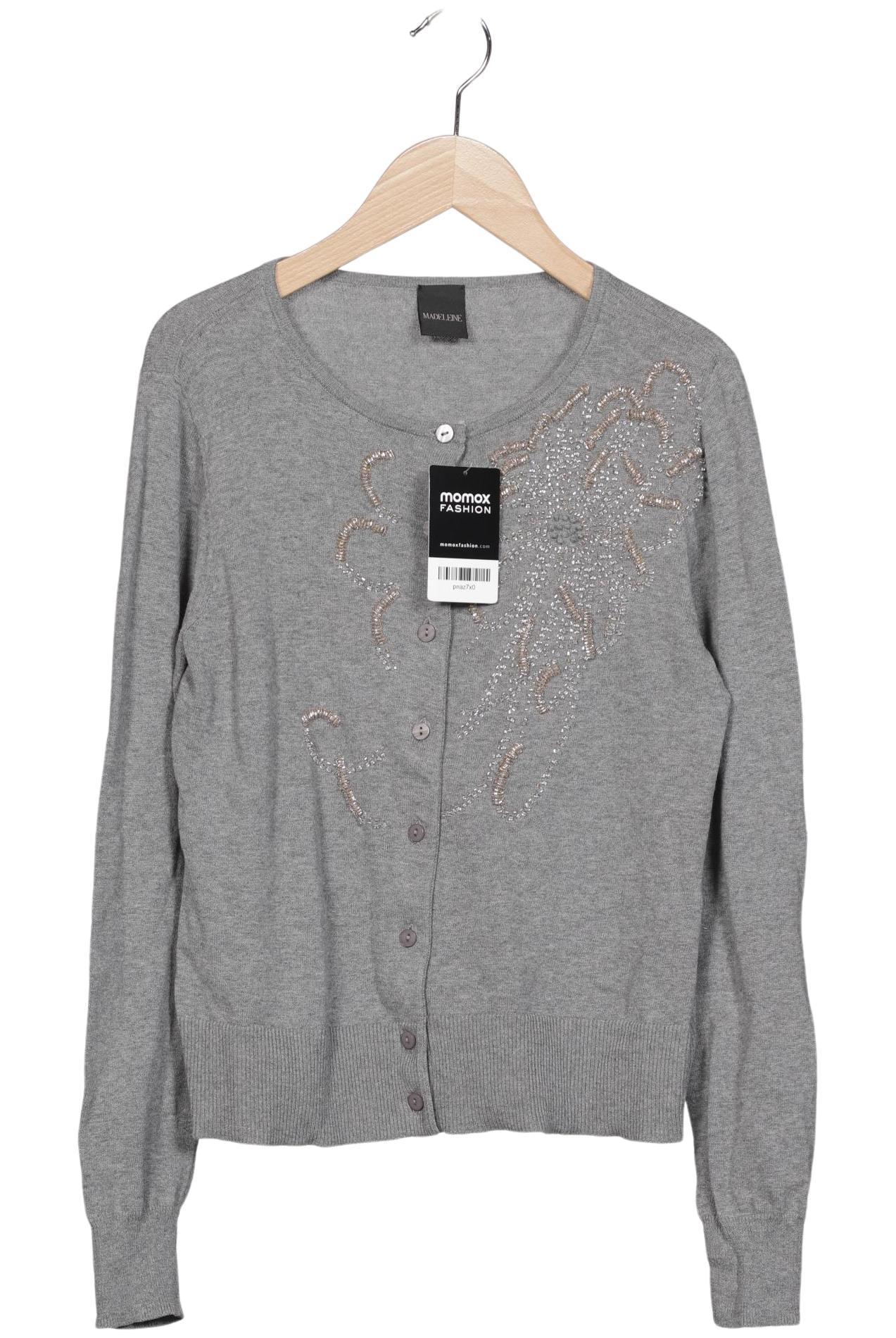 

Madeleine Damen Strickjacke, grau, Gr. 38