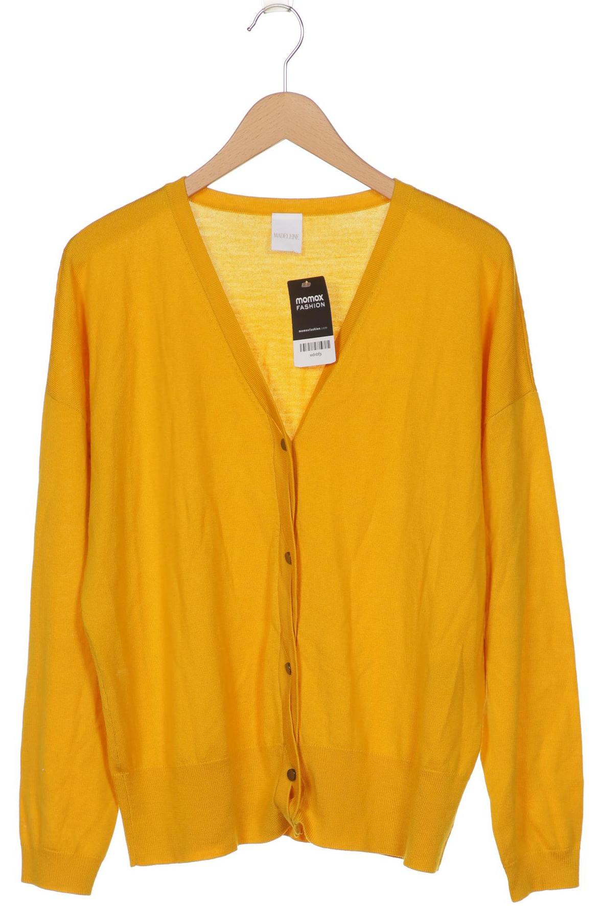 

Madeleine Damen Strickjacke, gelb, Gr. 44